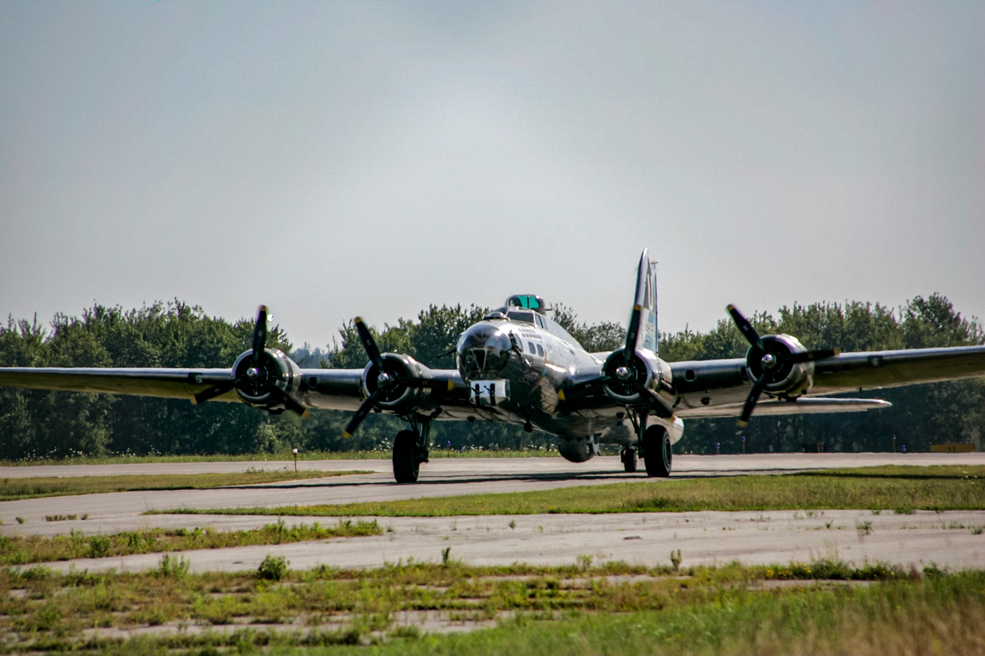 Restored B-17 Bomber - Trenton, ME