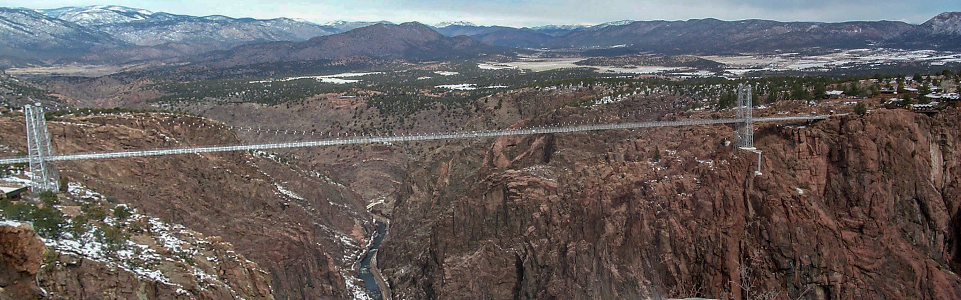 Suspension bridge at Royal Gorge - Royal Gorge, Canon City, Colorado