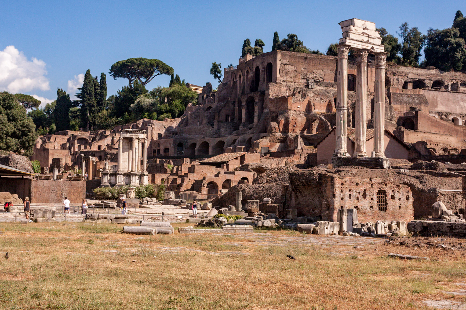 Roman Forum ruins - Rome, Italy
