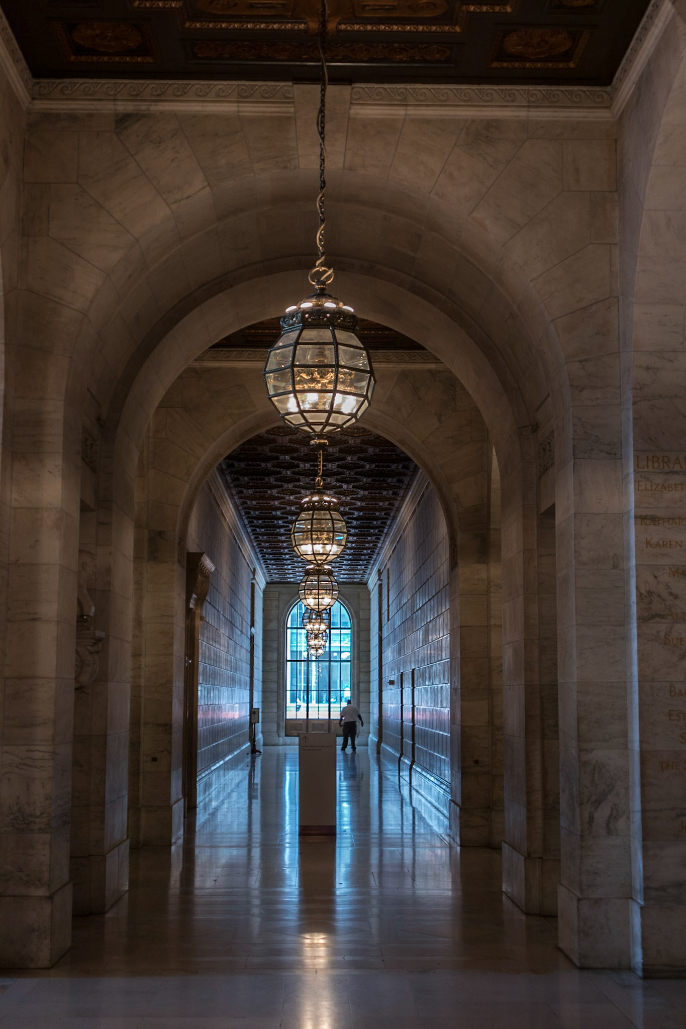 Inside New York City Library - New York, New York City