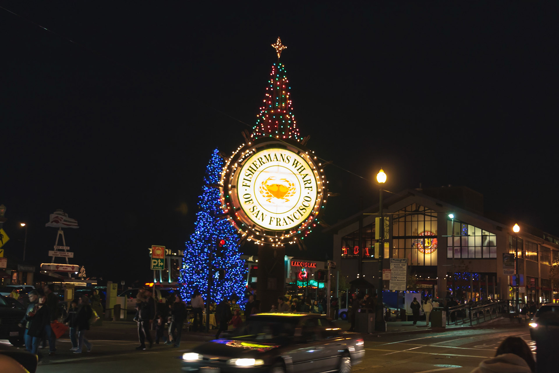 Nightime at Fisherman's Wharf - San Francisco, CA