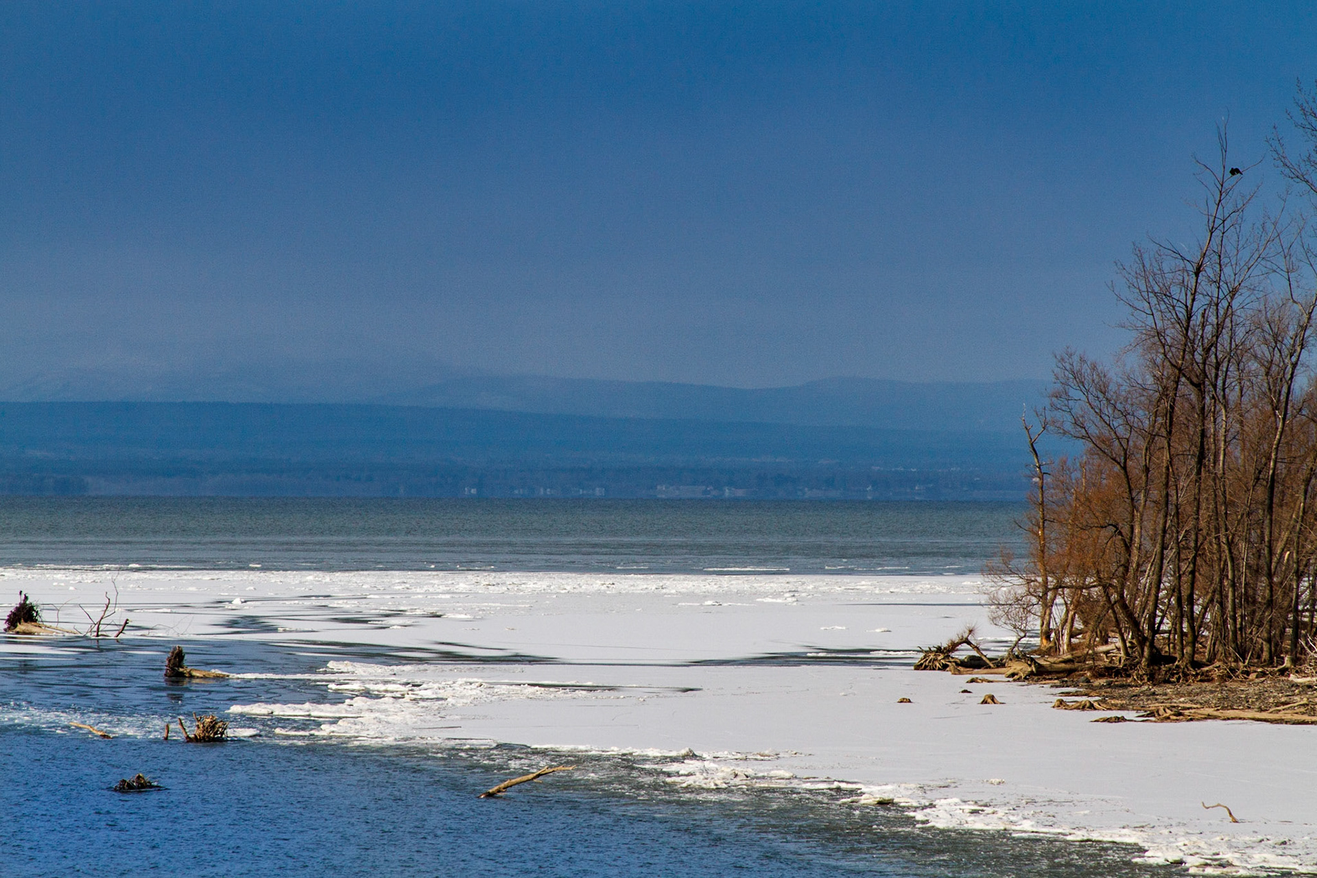 Winter on Lake Champlain - Burlington, VT