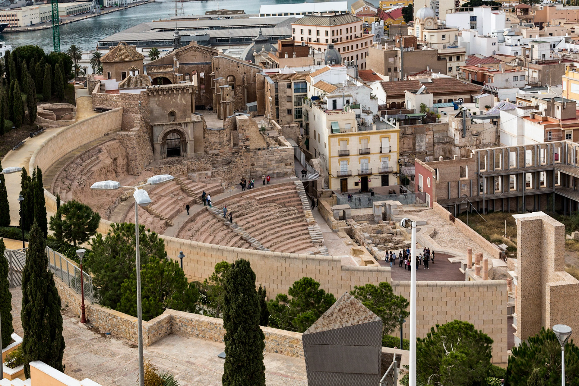 Ancient Roman Theater uncovered - Cartagena, Spain