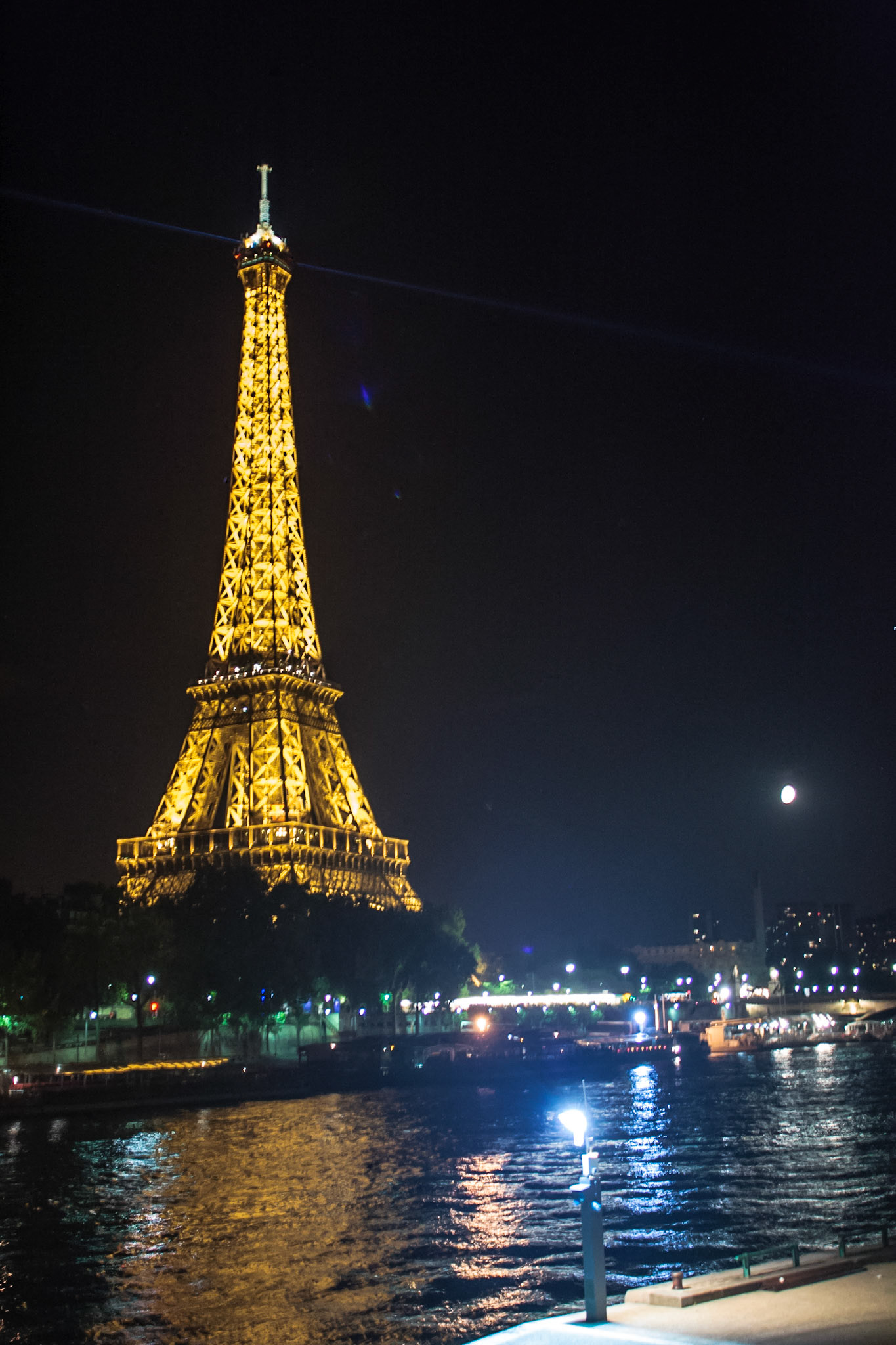 Eiffel Tower at night - Paris, France