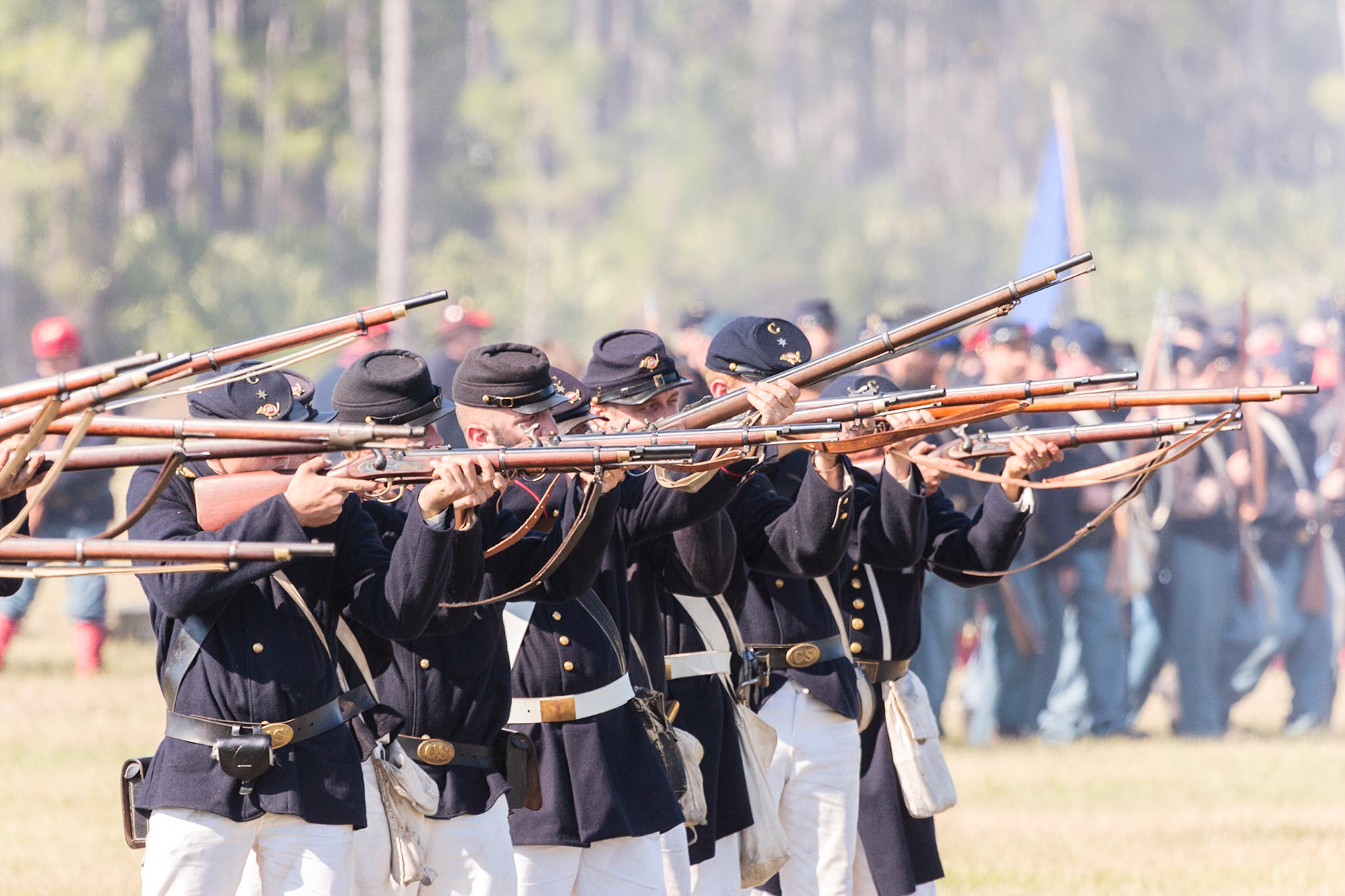 Civil War Reenactment of the Battle of Horse Landing - Rodeheavers Boys Ranch, Palatka, FL