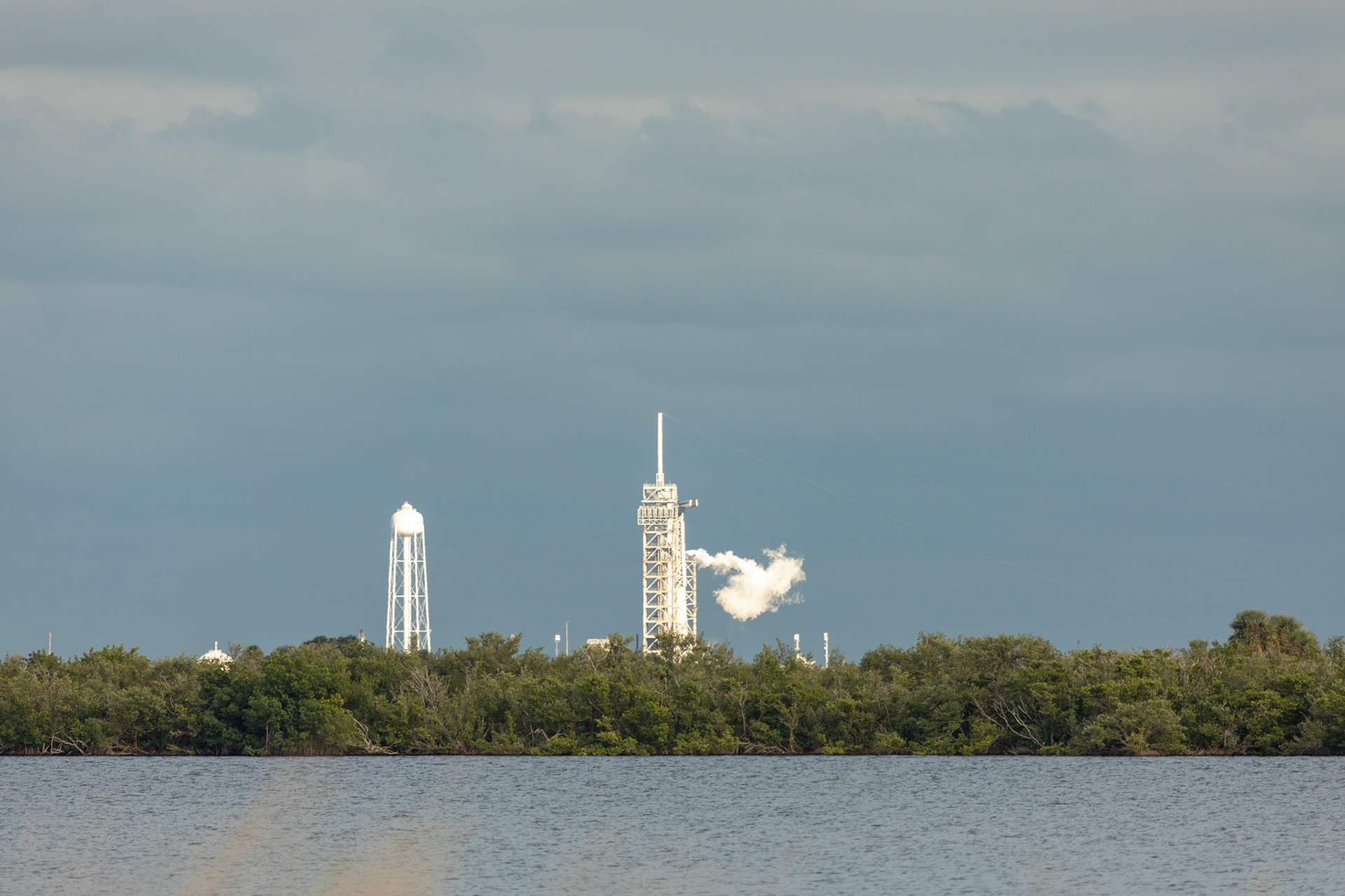 SpaceX Falcon 9 ready for Liftoff - Kennedy Space Center, Cape Canaveral, Florida