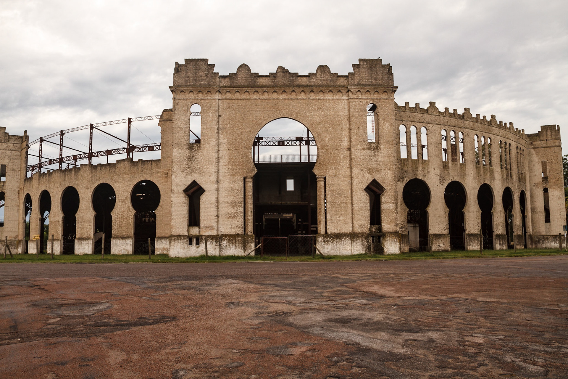 Old, abandoned bull fighting stadium - Montedevideo, Uruguay