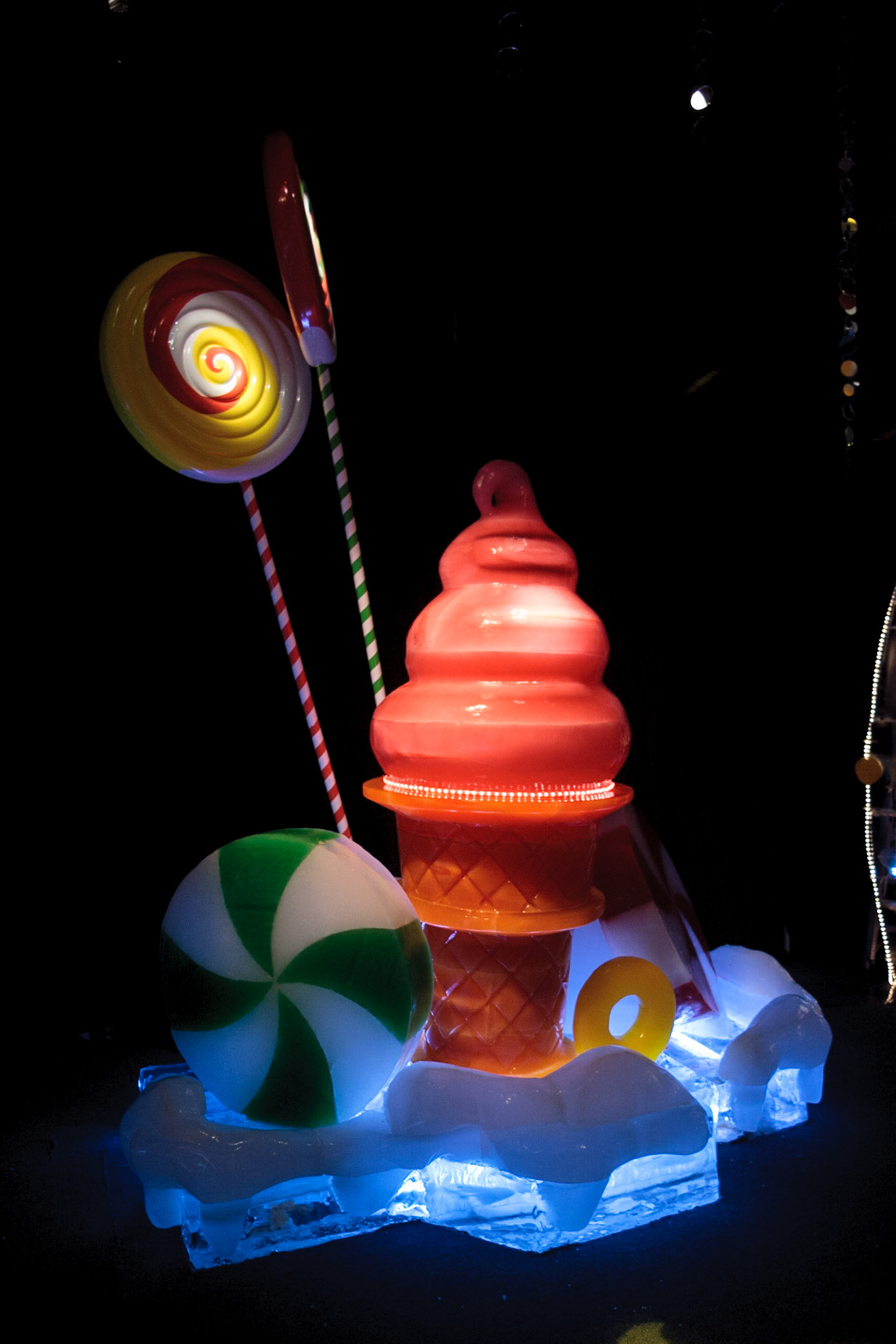 Wishing for summer - Ice! is an annual winter event featuring ice sculptures at Marriott's Gaylord Palms Resort in Kissimmee, Florida