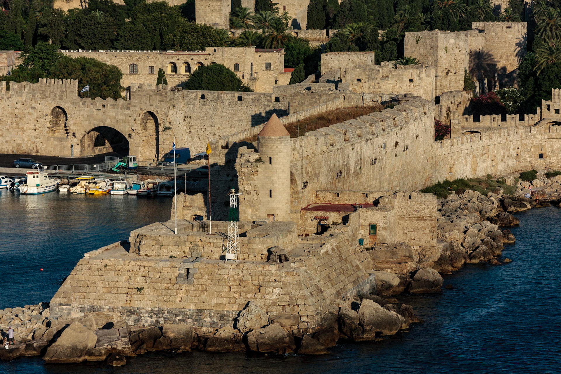 Entering Port 0 Rhodes, Greece