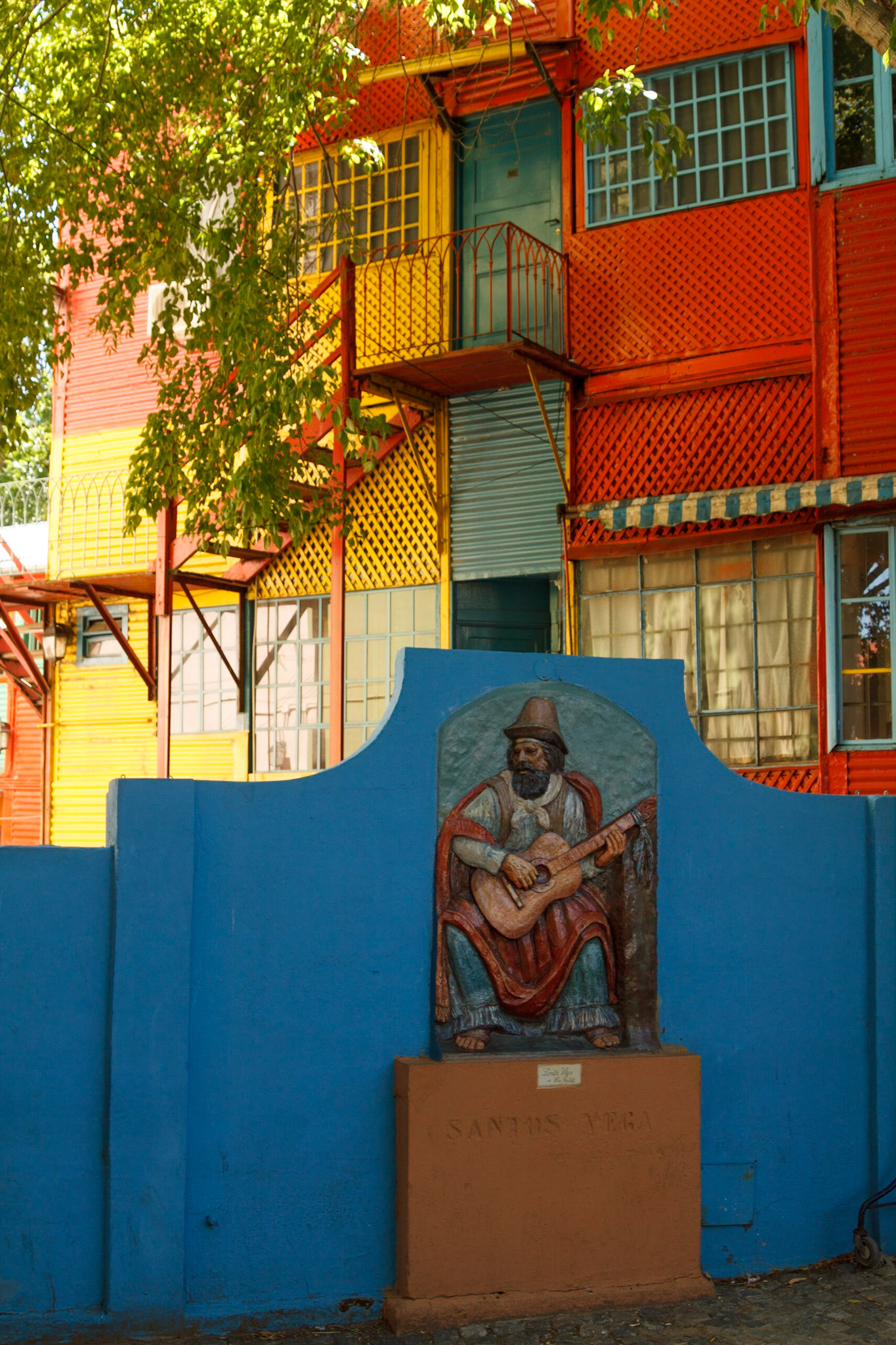 Santos Vega monument by Caminito - Buenos AIres, Argentina