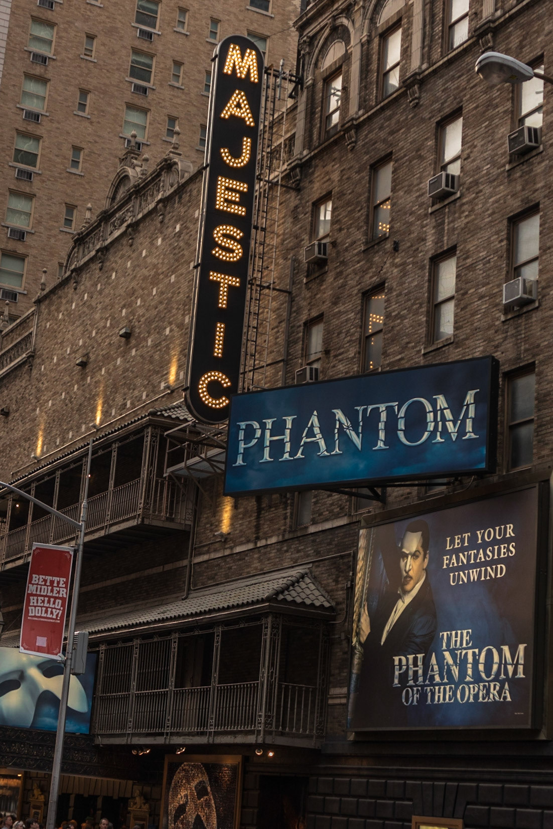 Watched the Phantom of the Opera at the Majestic on Broadway - New York, New York City