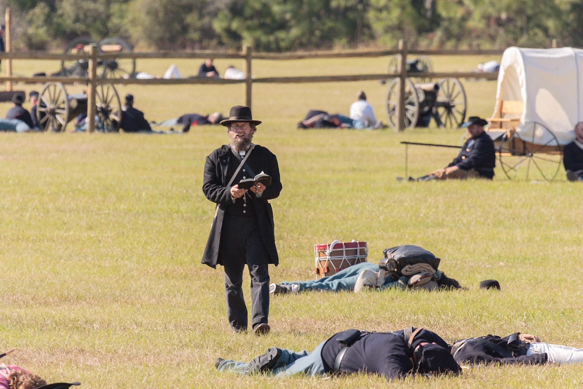Civil War Reenactment of the Battle of Horse Landing - Rodeheavers Boys Ranch, Palatka, FL
