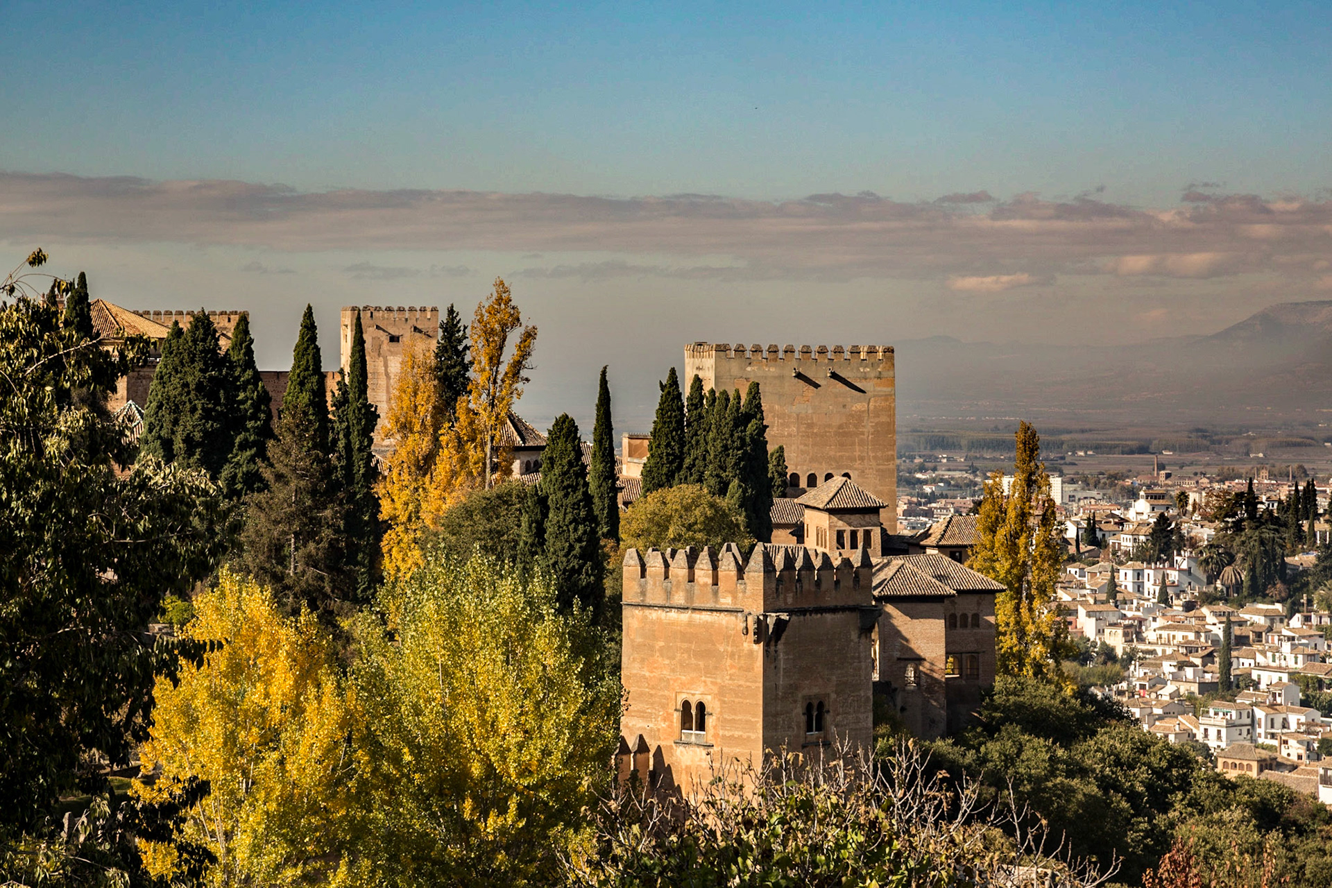 Overlook from the Alhambra - Malaga, Spain