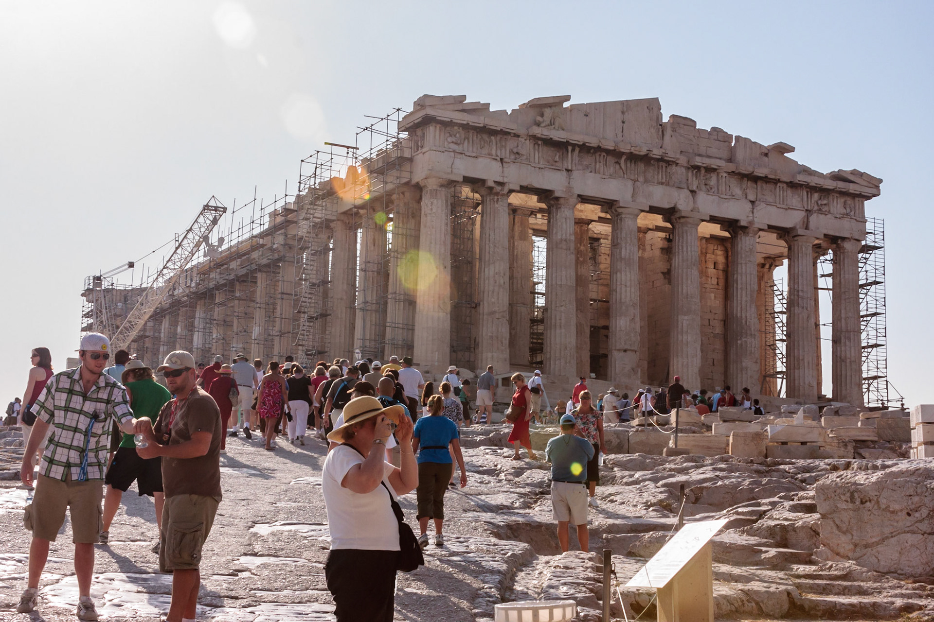The Parthenon temple on the Athenian Acropolis - Athens, Greece