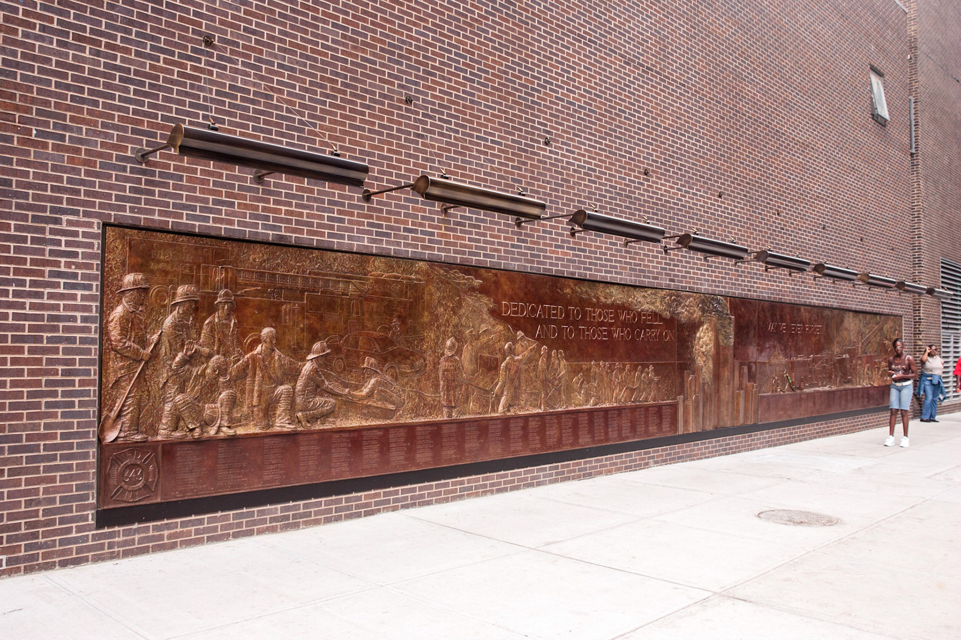 9/11 fire fighters memorial - New York, New York City