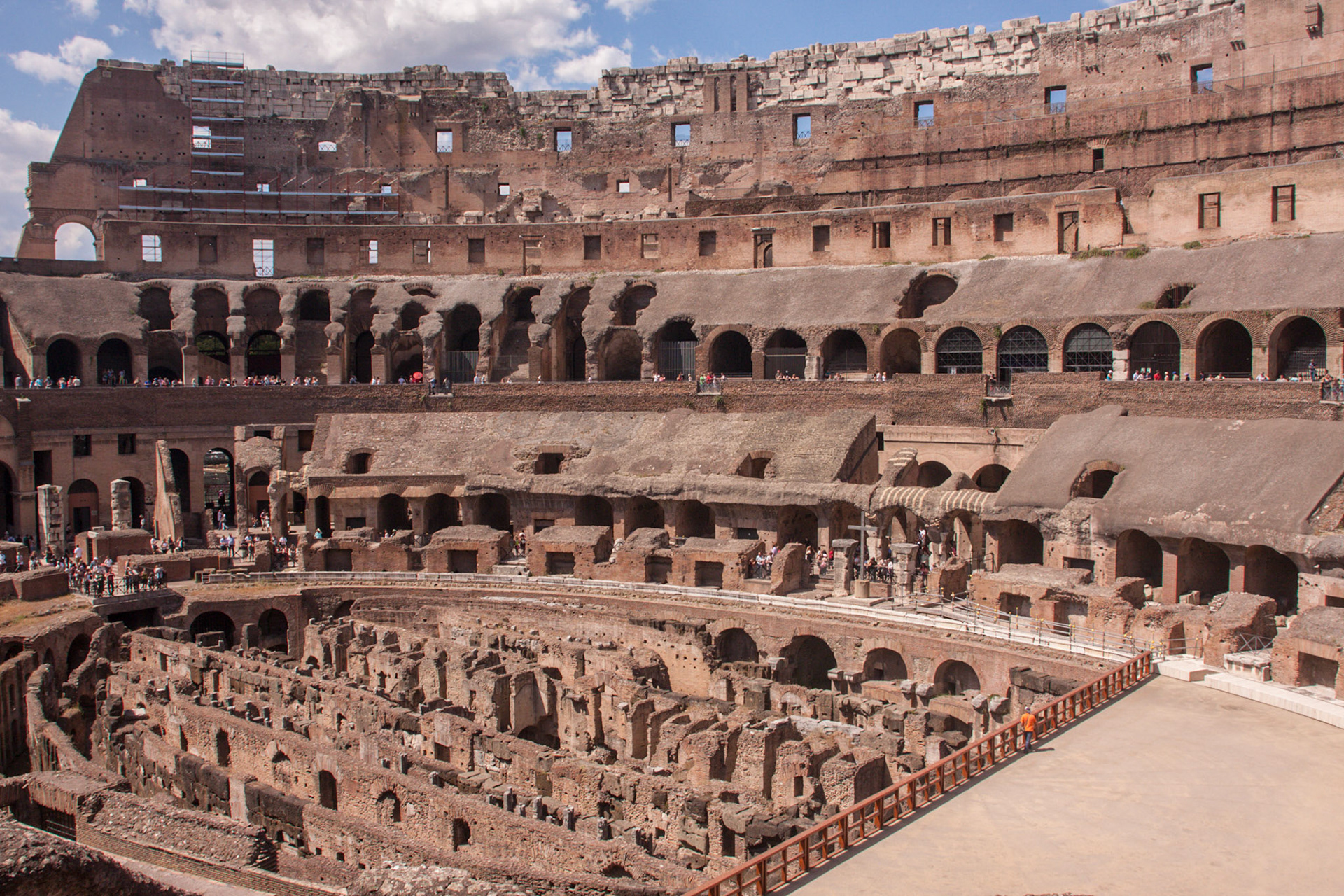 Inside the Colosseum - Rome, Italy