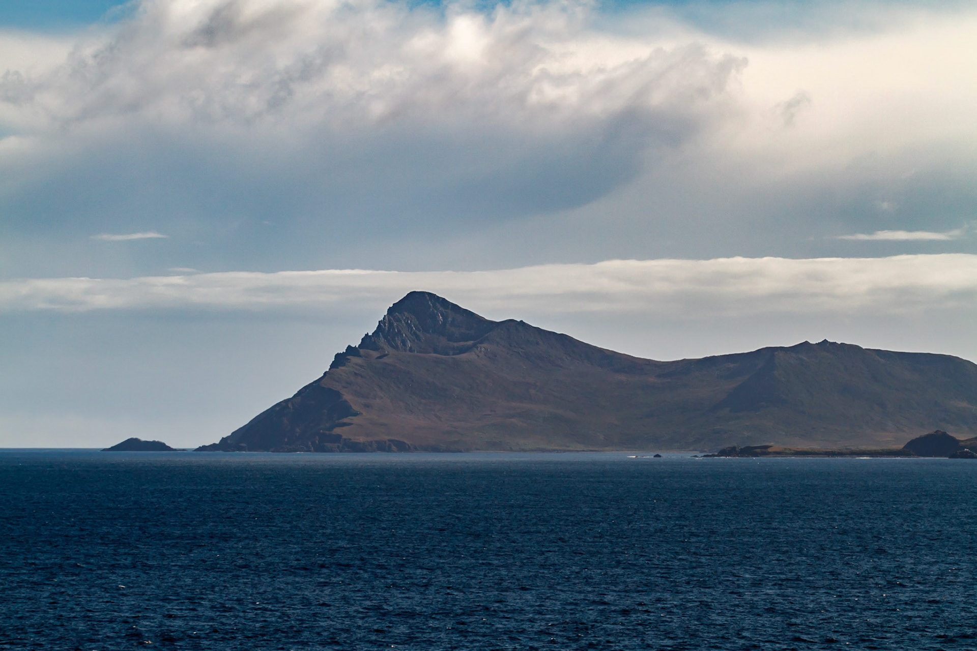 Rounding Cape Horn on an unusually calm day - Cape Horn, Chile