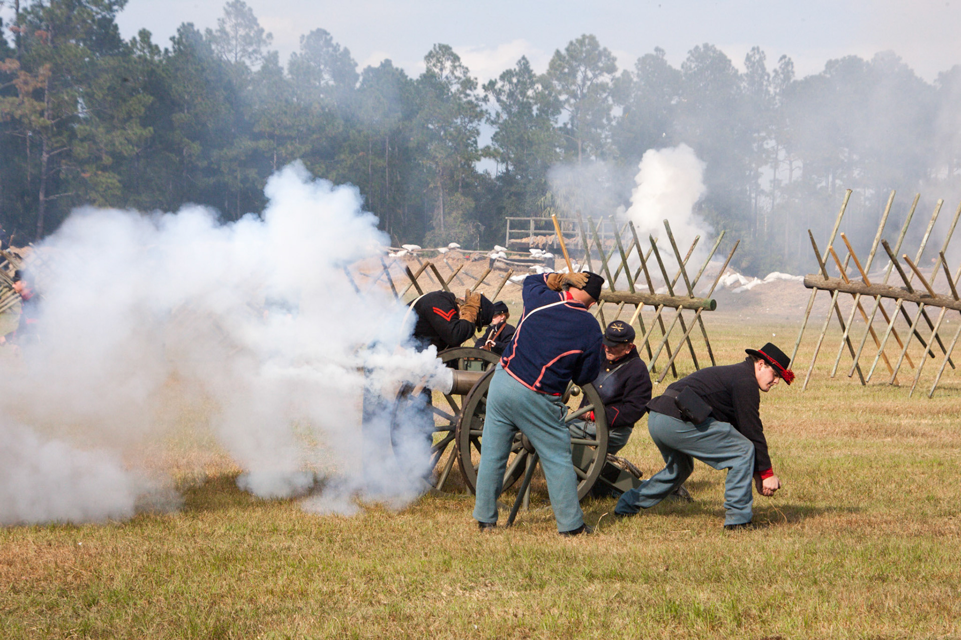 Civil War Re-enactment of Battle of Horse Landing - Rodeheaver's Boys Ranch, Palatka, FL