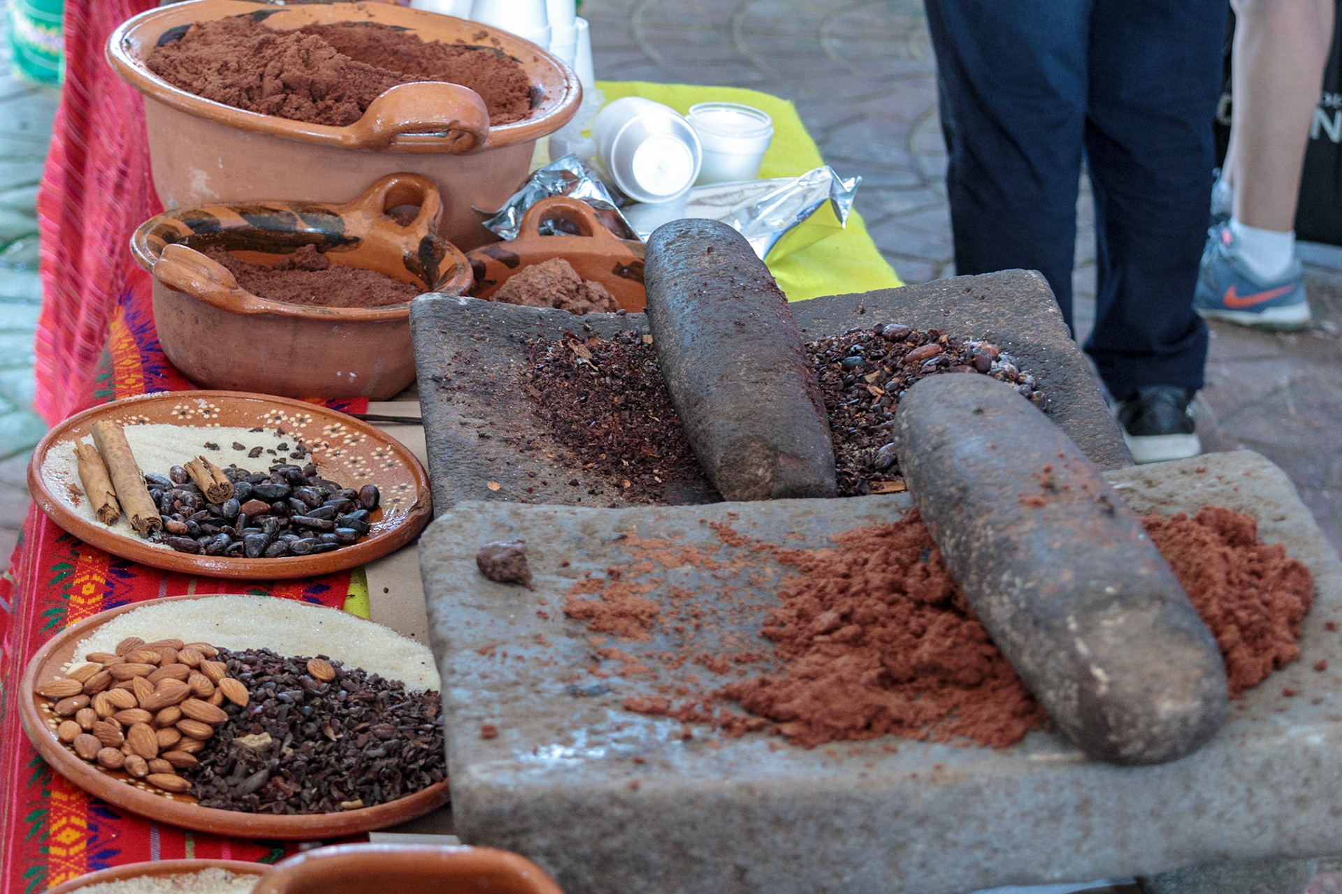 Stages of processing the Cacao Bean, Tuxtla Chico, Puerto Chiapas, Mexico