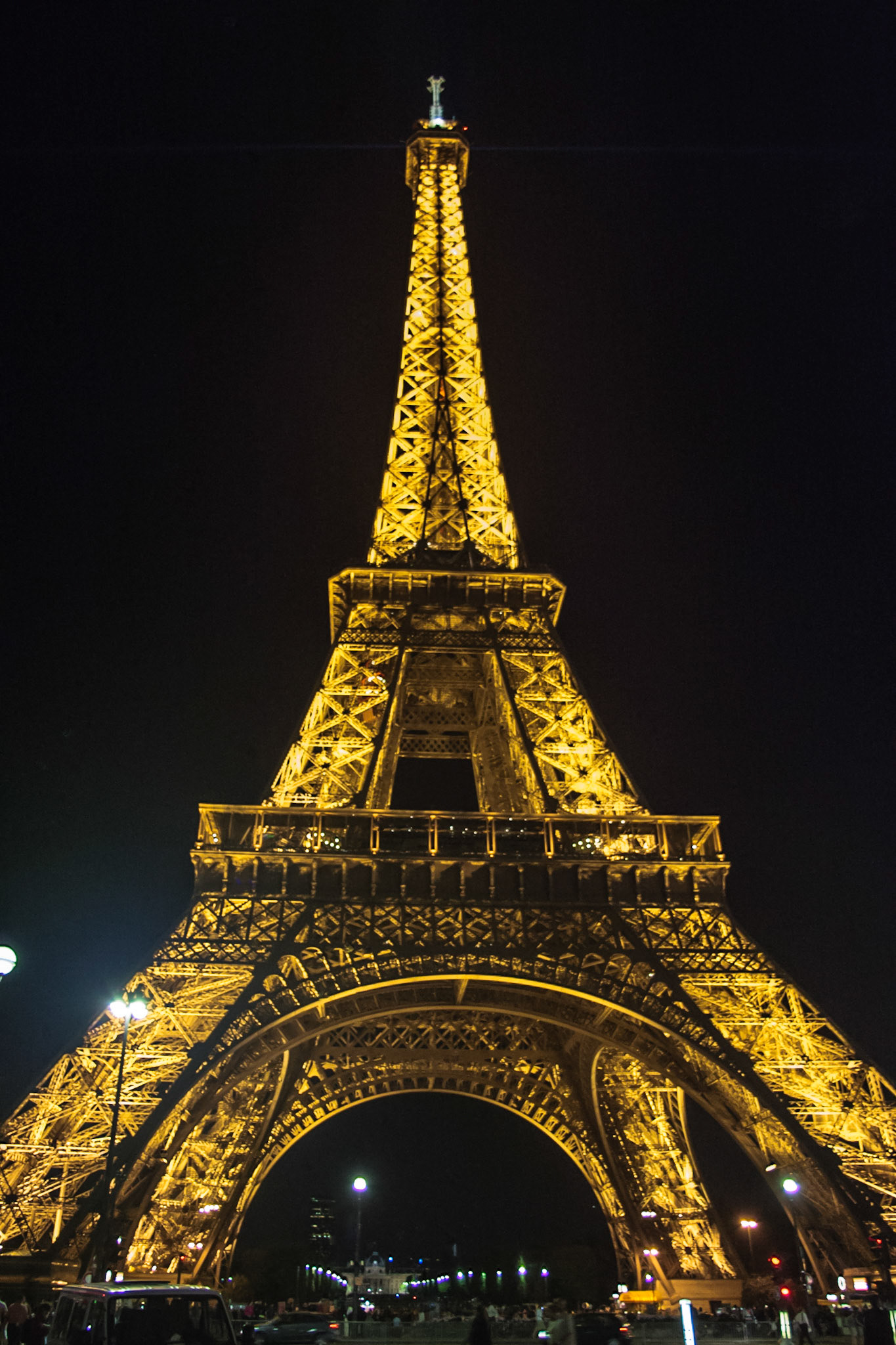 Eiffel Tower at night - Paris, France