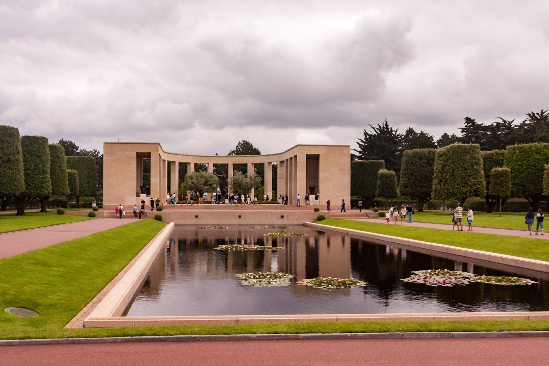 Normandy American Cemetery and Memorial; World War II cemetery and memorial - Colleville-sur-Mer, Normandy, France