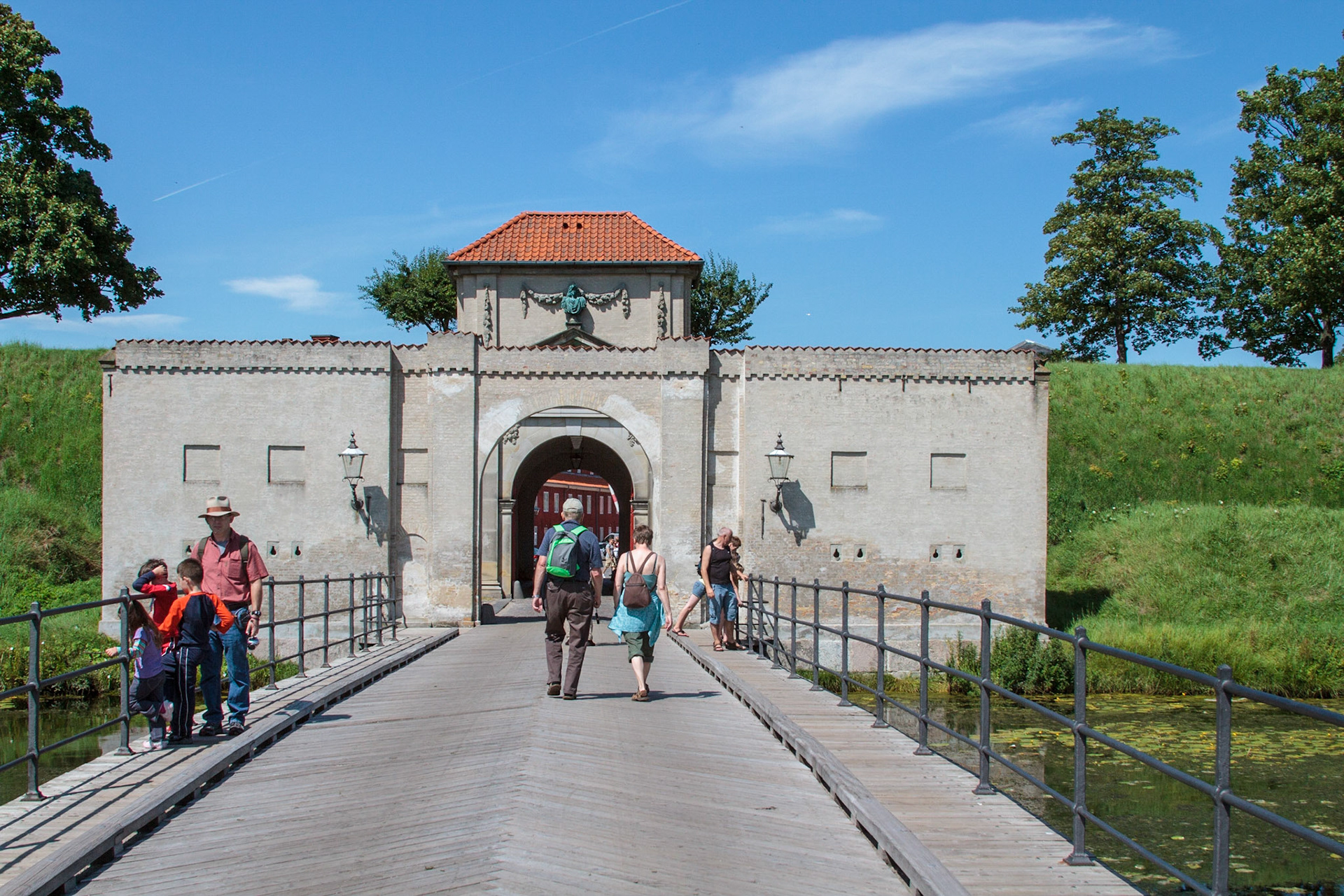 Entrance to Kastellet fortress - Copenhagen, Denmark