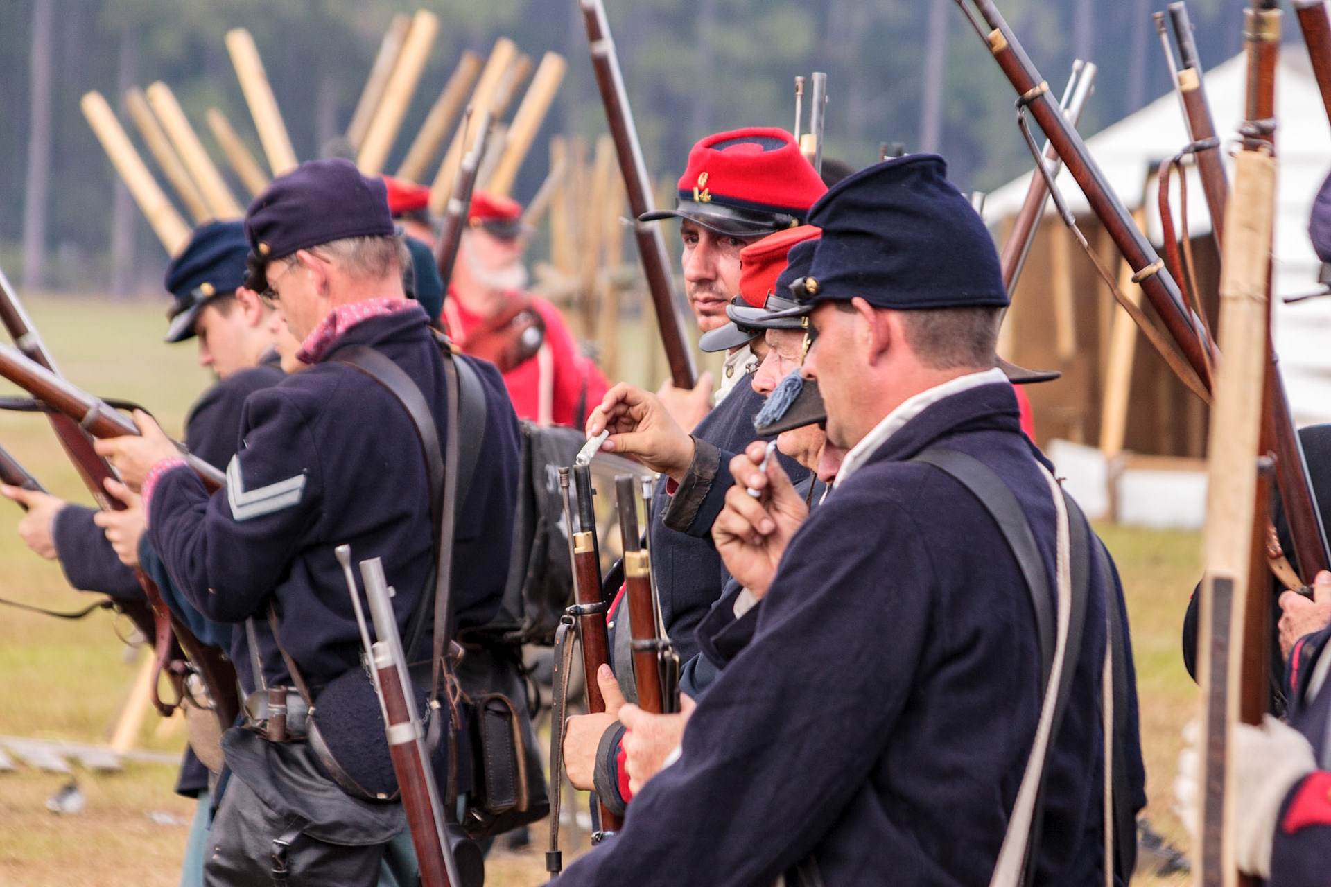 Civil War Re-enactment of Battle of Horse Landing - Rodeheaver's Boys Ranch, Palatka, FL