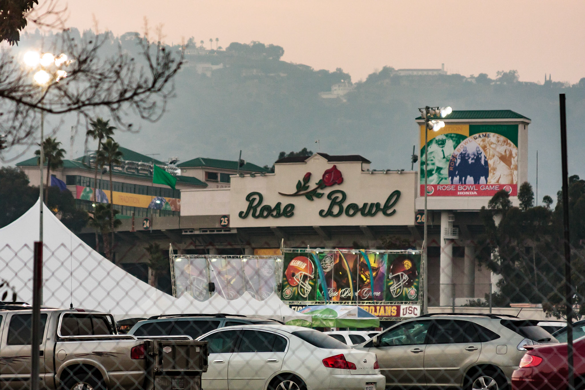 Outside the Rose Bowl Stadium - Pasadena, CA