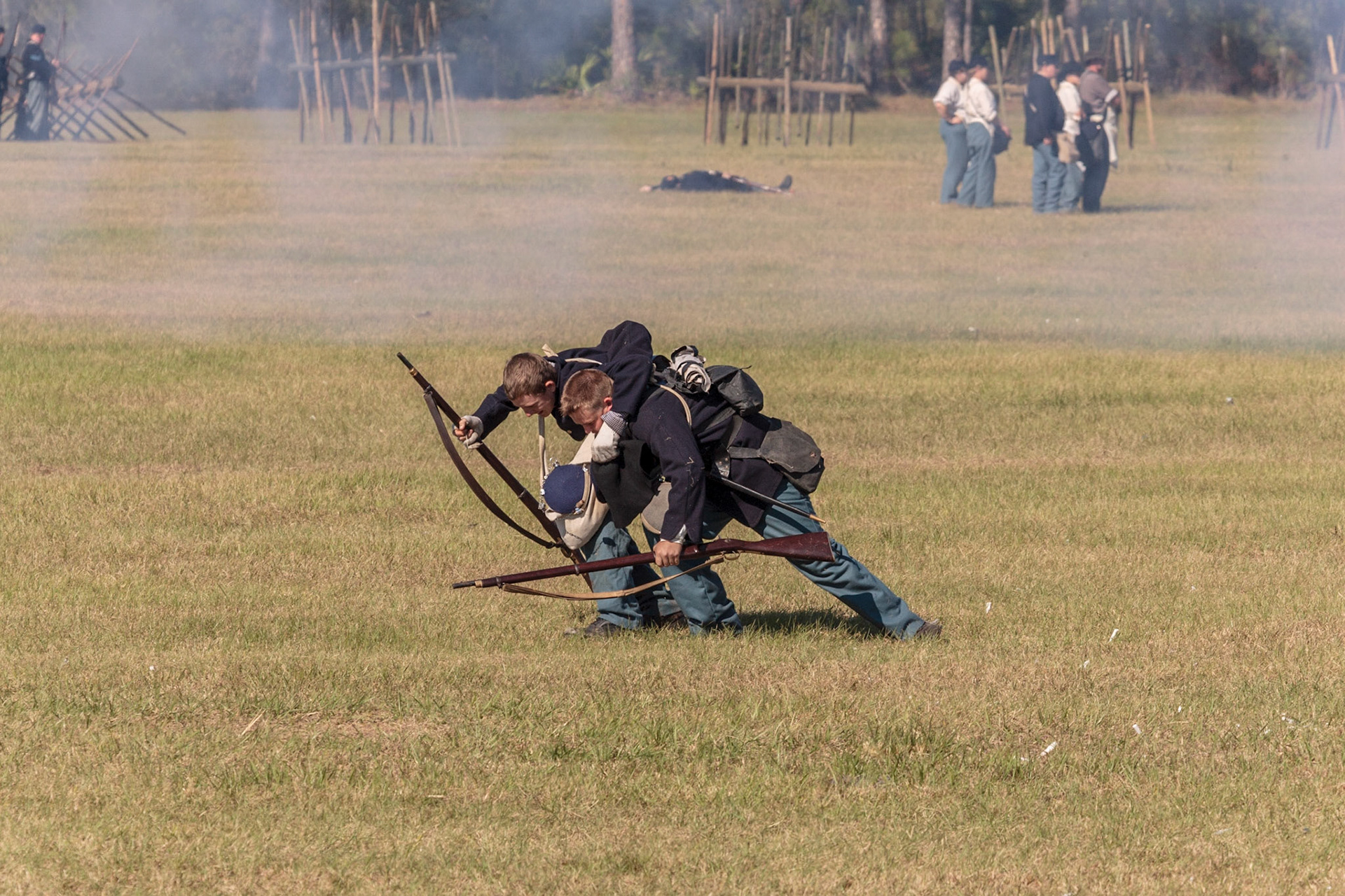 Civil War Reenactment of the Battle of Horse Landing - Rodeheavers Boys Ranch, Palatka, FL