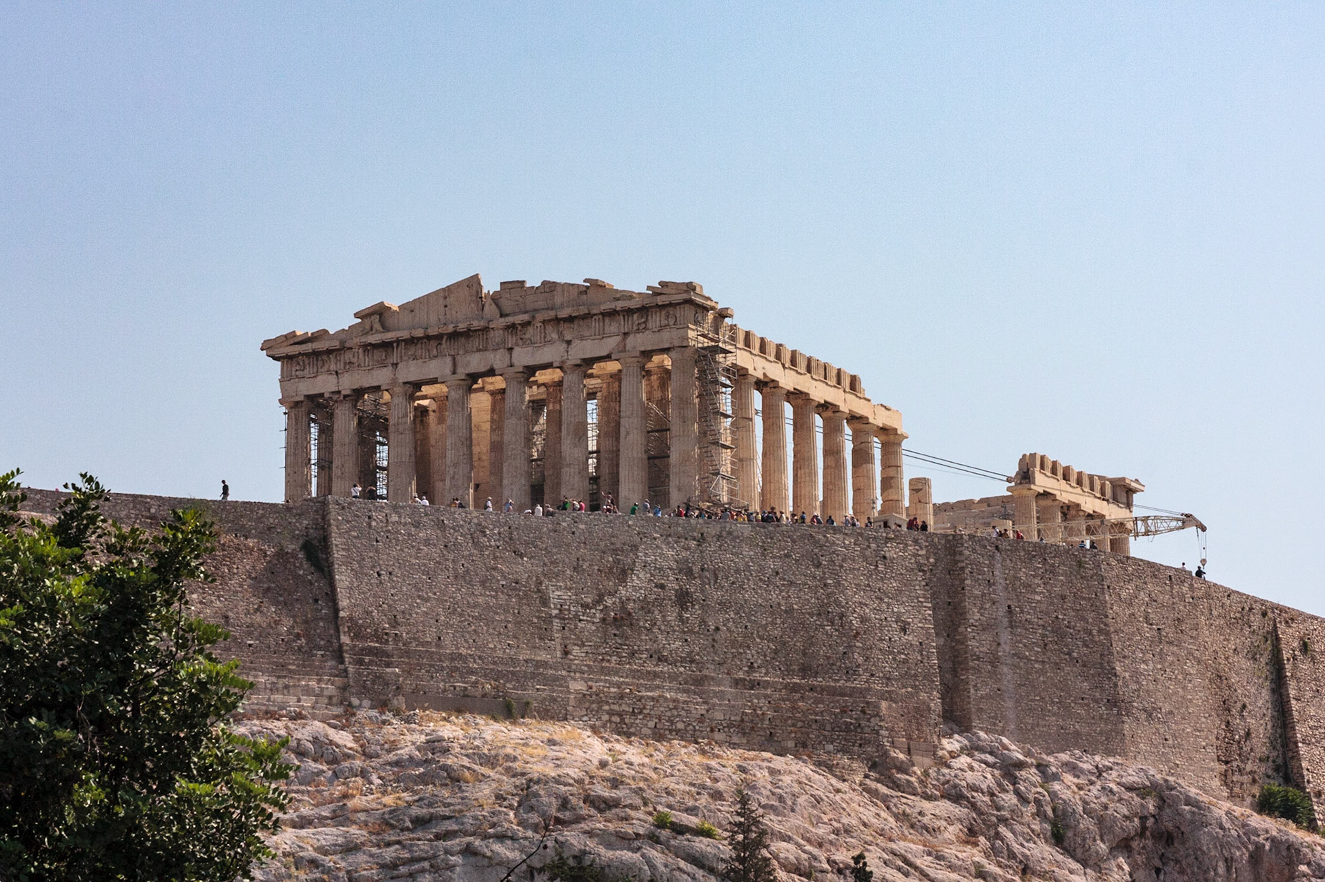 The Parthenon temple on the Athenian Acropolis - Athens, Greece