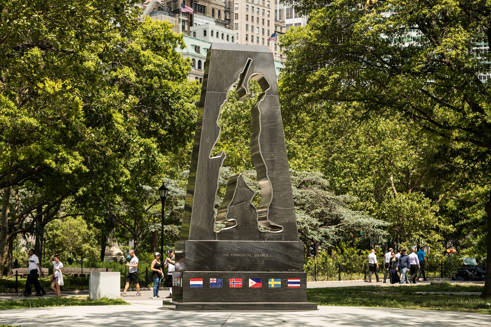 Universal Soldier Statue, Korean War - Battery Park, New York, New York City