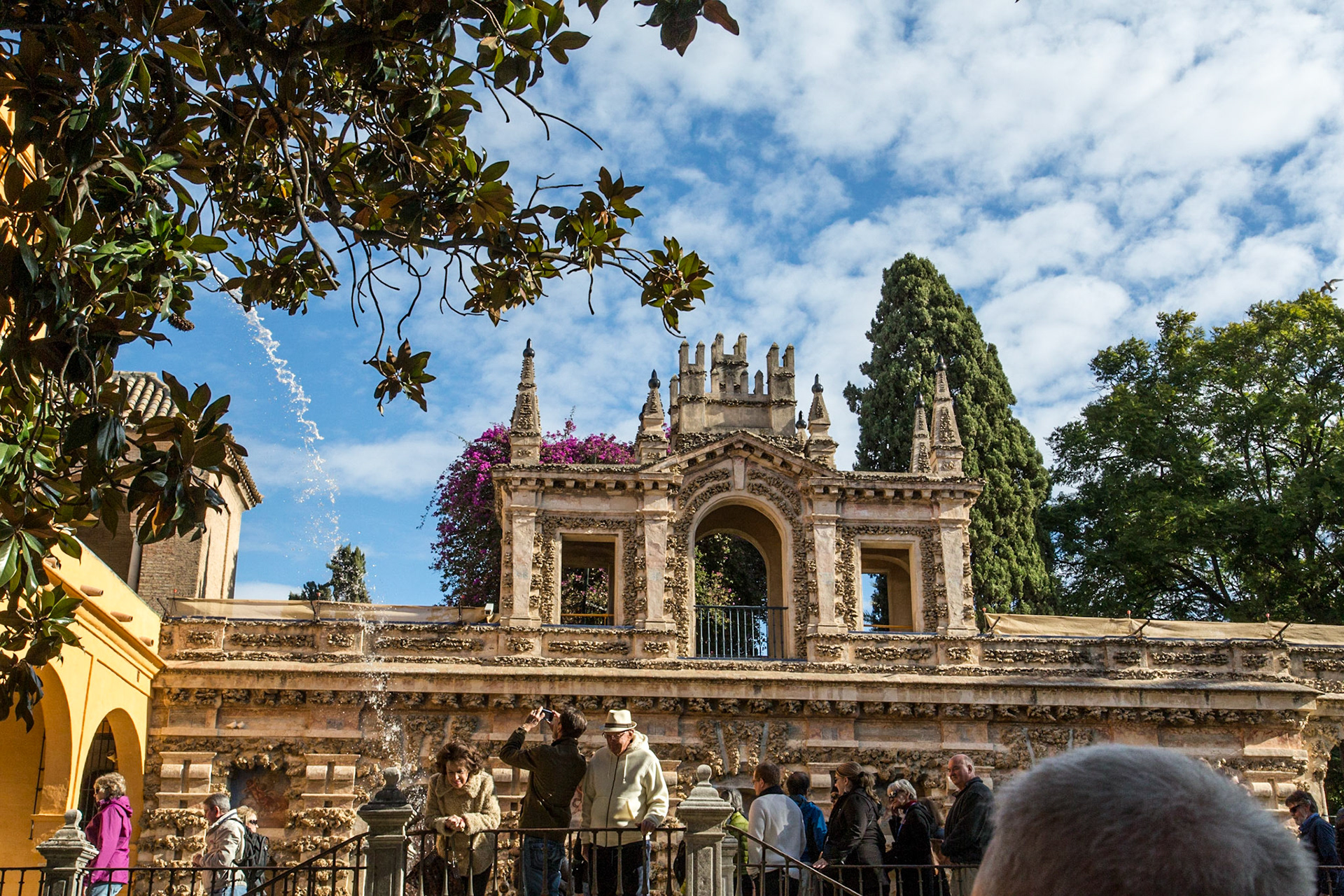 Inside Real Alcazar - Seville, Spain