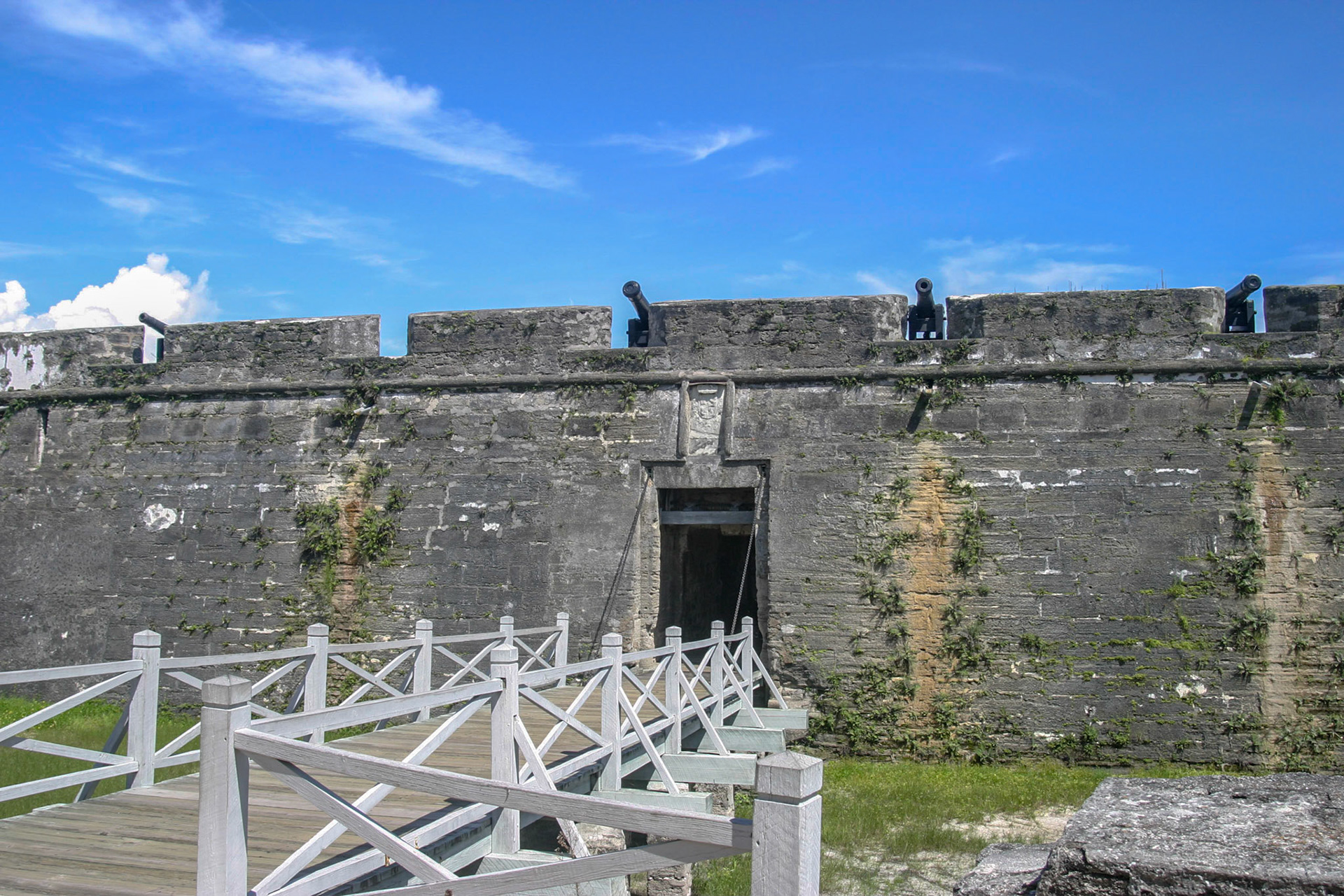 Entrance to Castillo de San Marcos National Monument - St Augustine, Florida