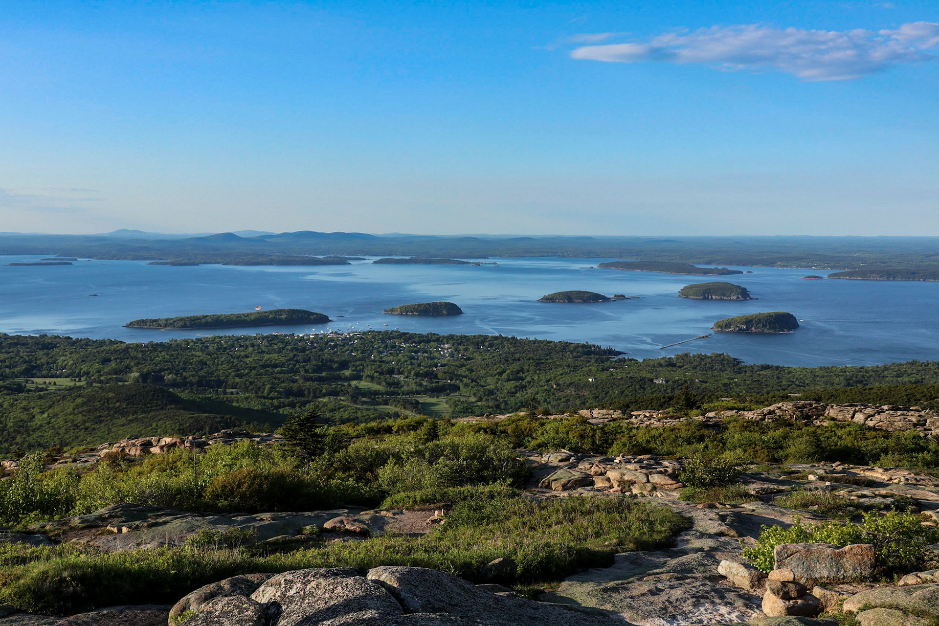 Summit of Cadillac Mountain - Acadia National Park, Maine