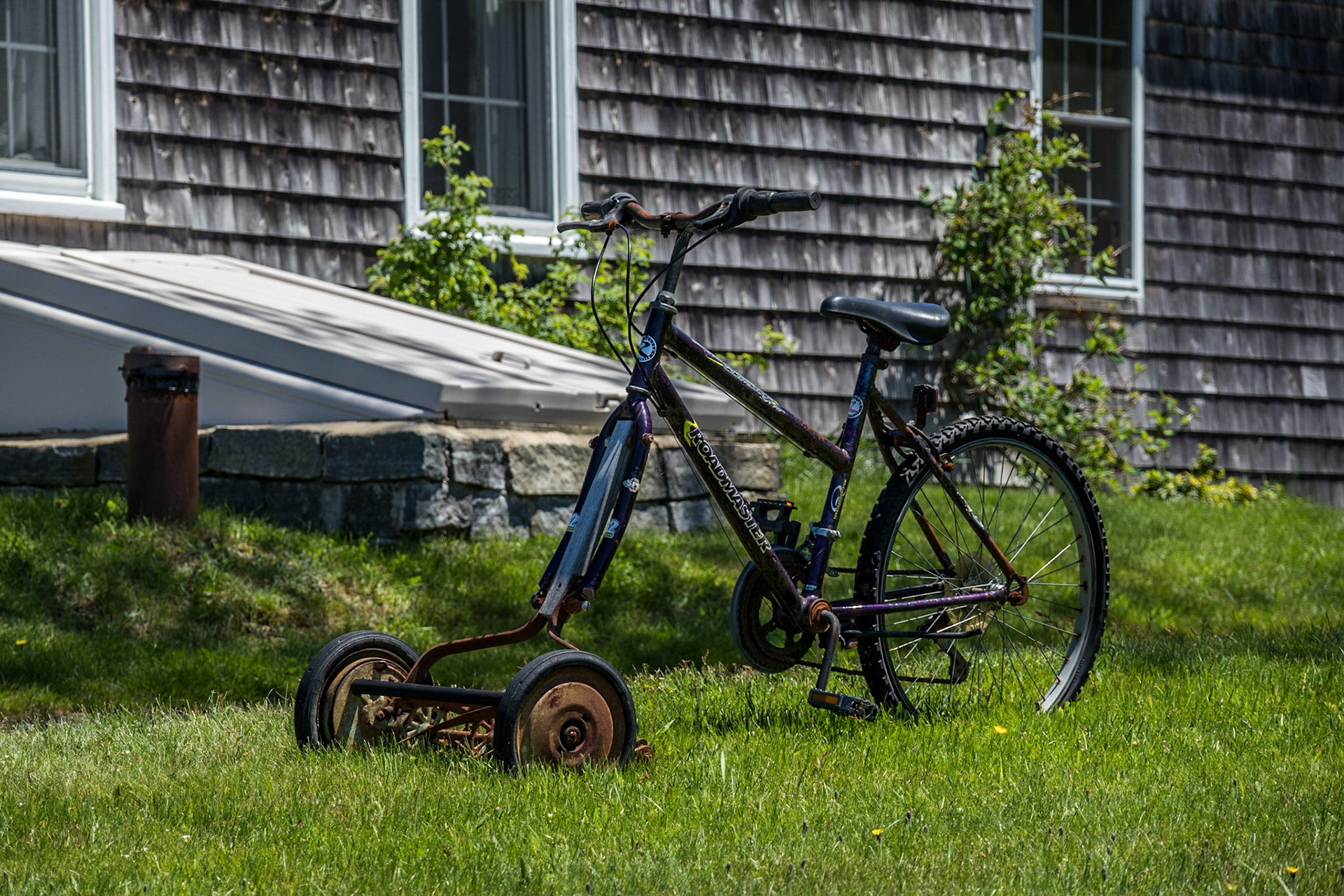 The original riding lawnmower - Acadia National Park, Dessert Island, Maine, Schoodic Point