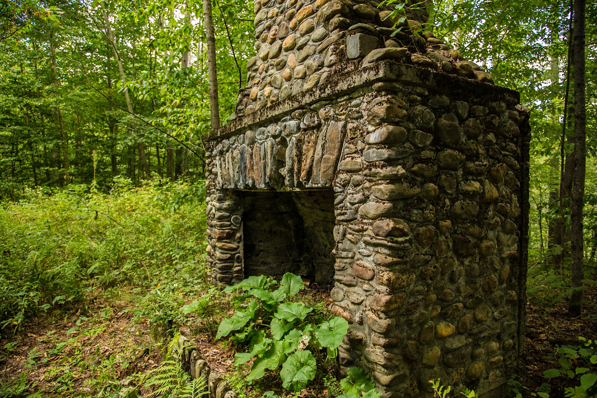 Remains of a CCC camp - near Stowe, VT