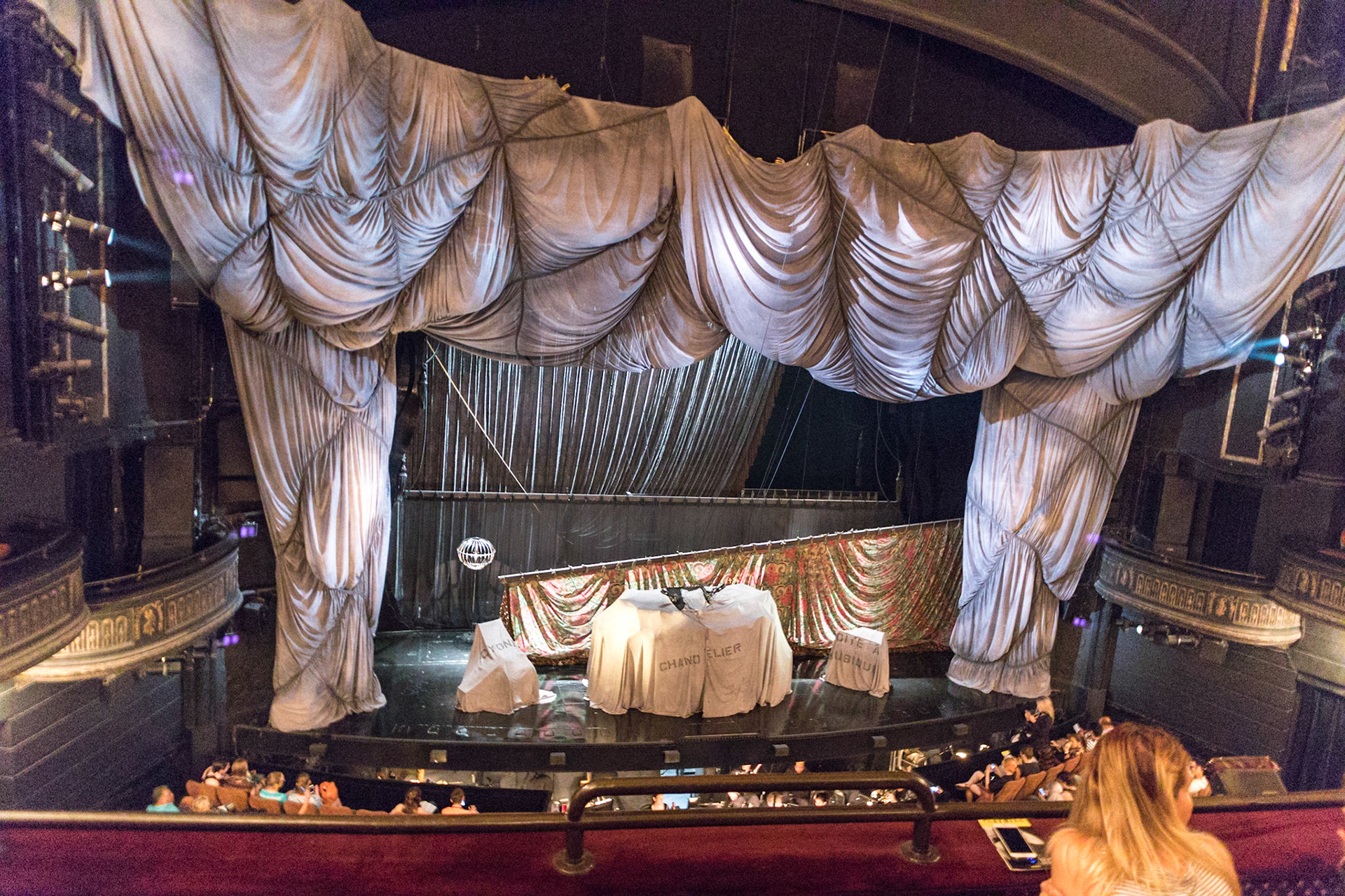Phantom of the Opera stage at the Majestic on Broadway - New York, New York City