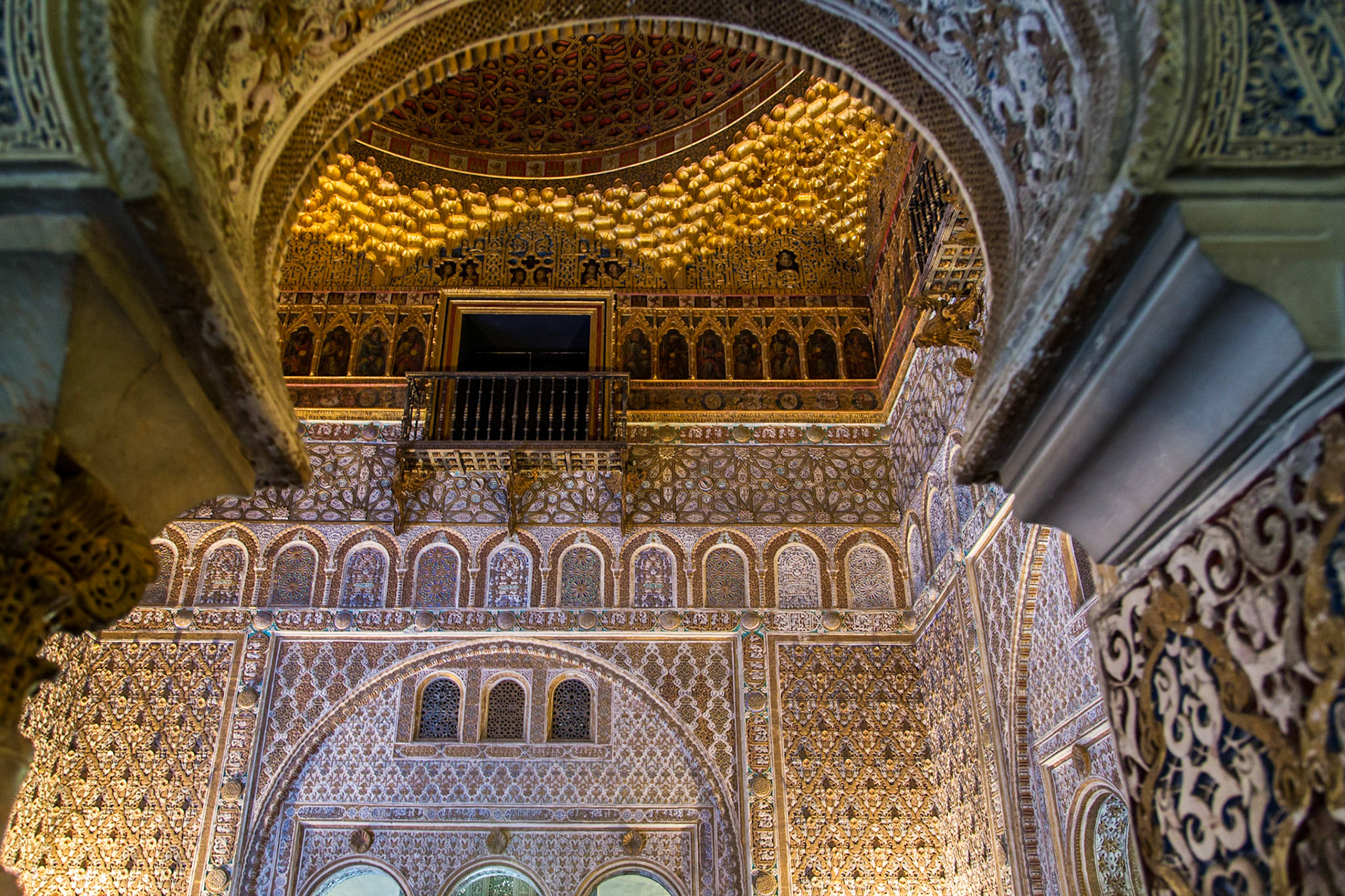 Inside Real Alcazar - Seville, Spain