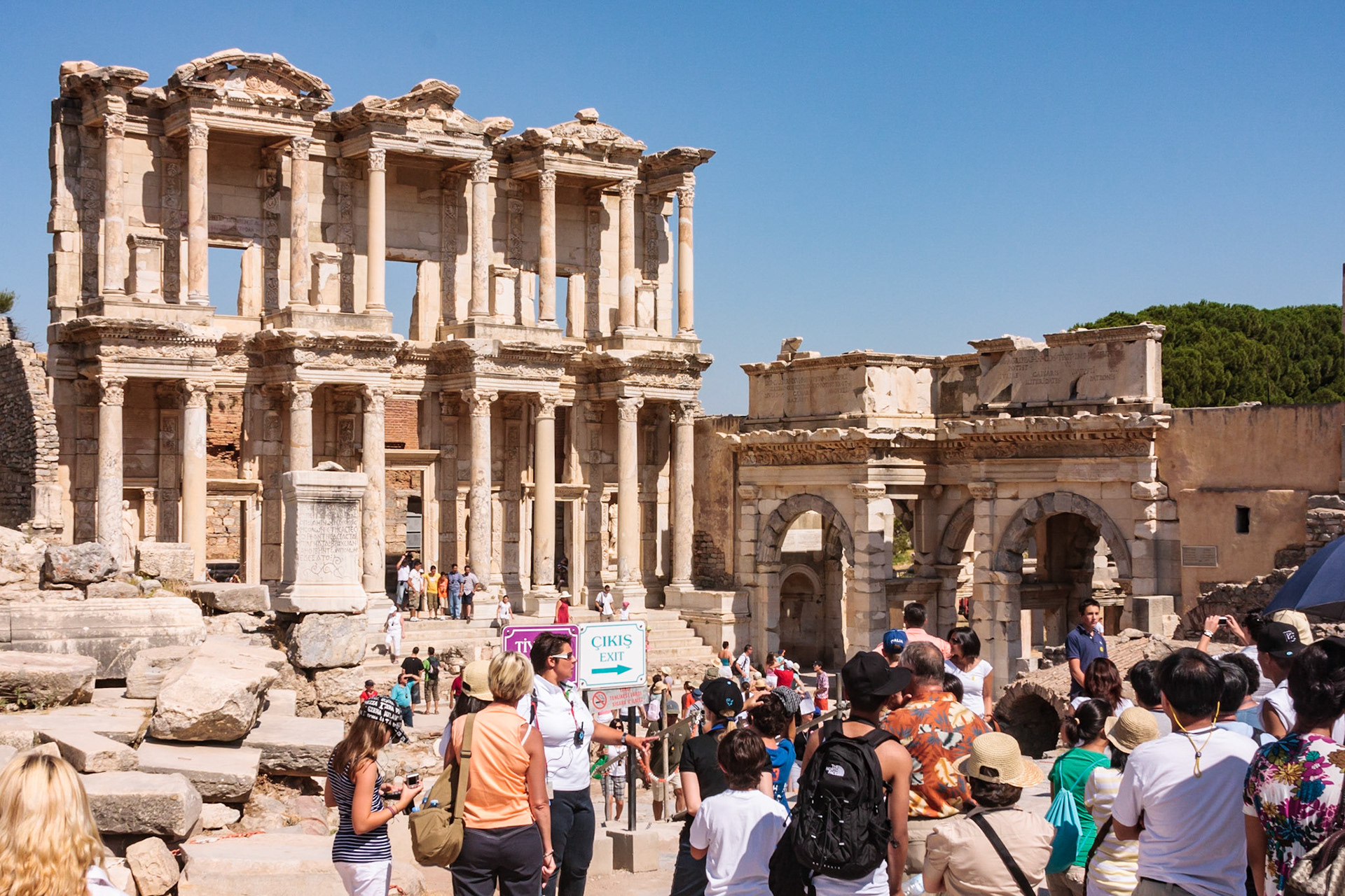 Ephesus was an ancient Greek city built in the 10th century BC - Kusadasi, Turkey