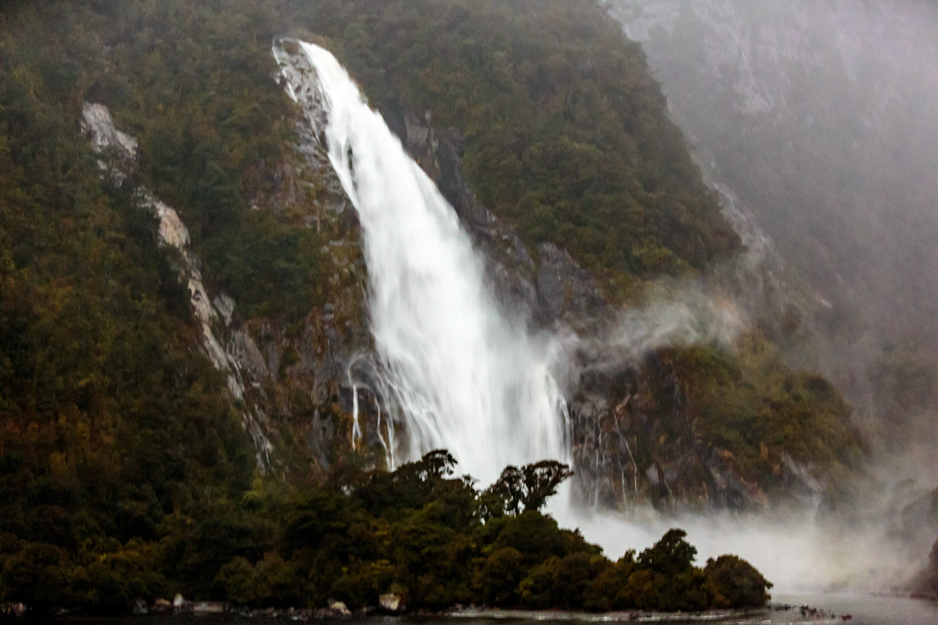 Stirling Falls - Milford Sound, New Zealand