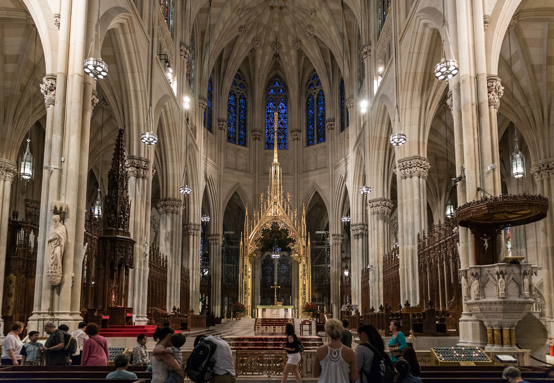 Inside St Patricks Cathedral - New York, New York City