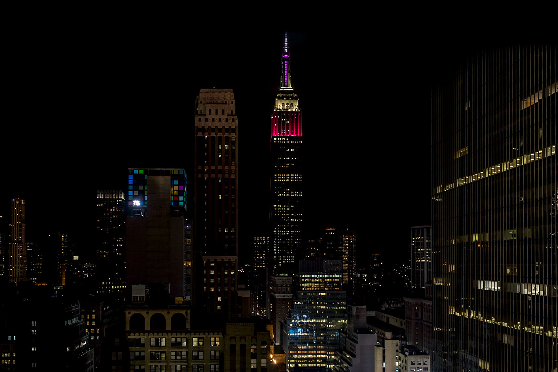 Empire State Building at night - New York, New York City