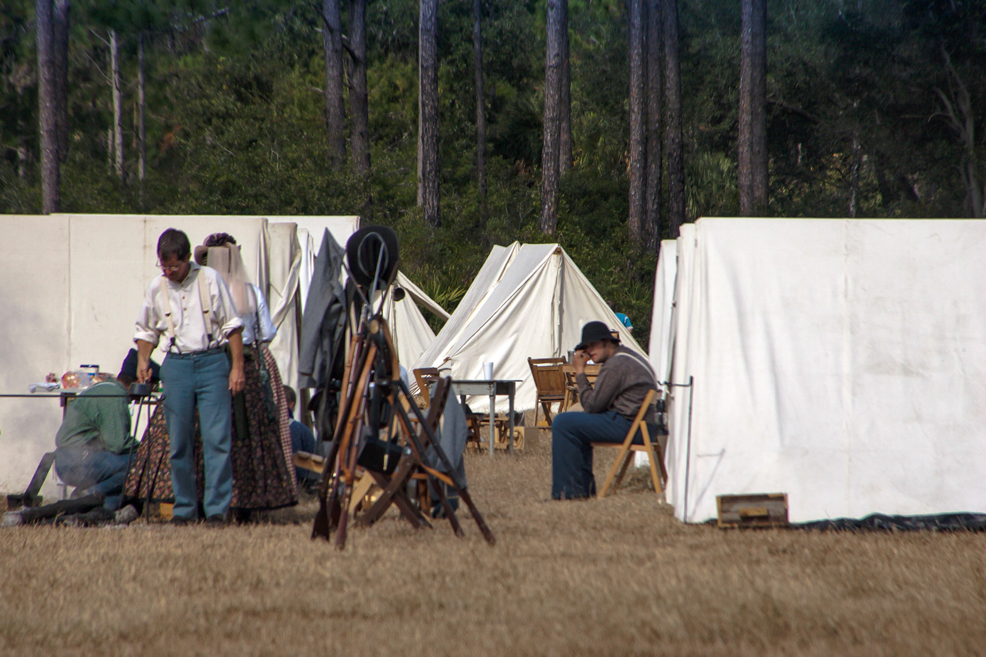 Civil War Re-enactment of Battle of Horse Landing - Rodeheaver's Boys Ranch, Palatka, FL