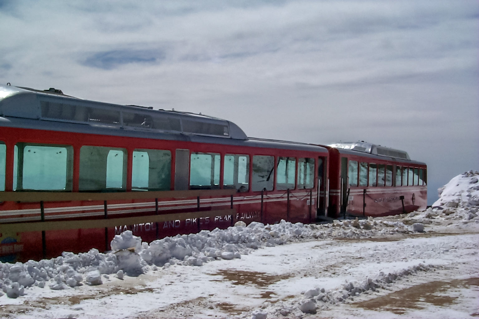 Cog Wheel Railway on top of Pikes Peak - Pikes Peak, Colorado Spring, Colorado
