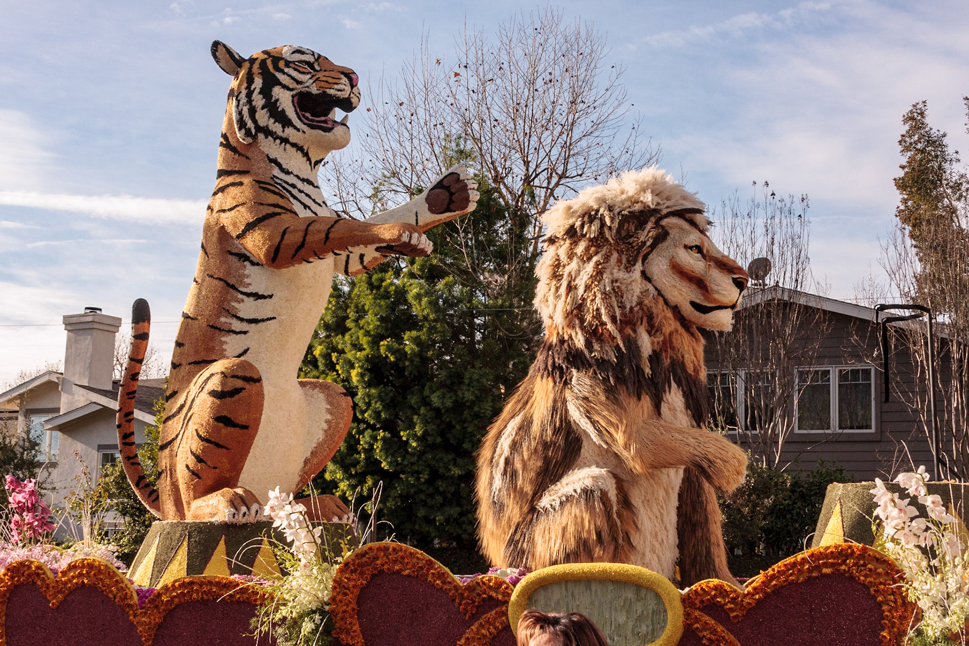 Float on display after the 2008 Tournament of Roses Parade - Pasadena, CA