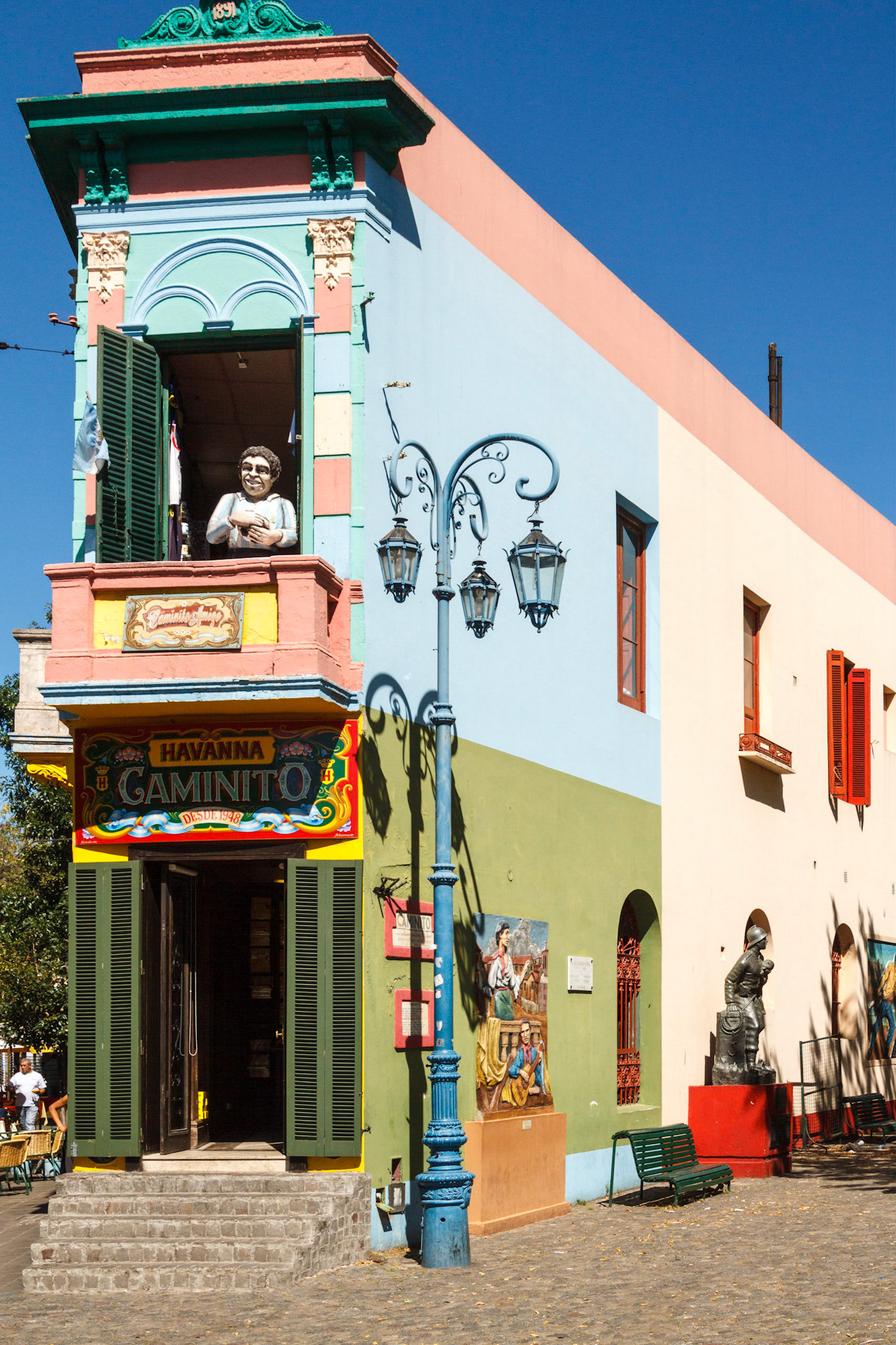 The Caminito, or little alley, is a rejuvenated area with colorful walls - Buenos Aires, Argentina