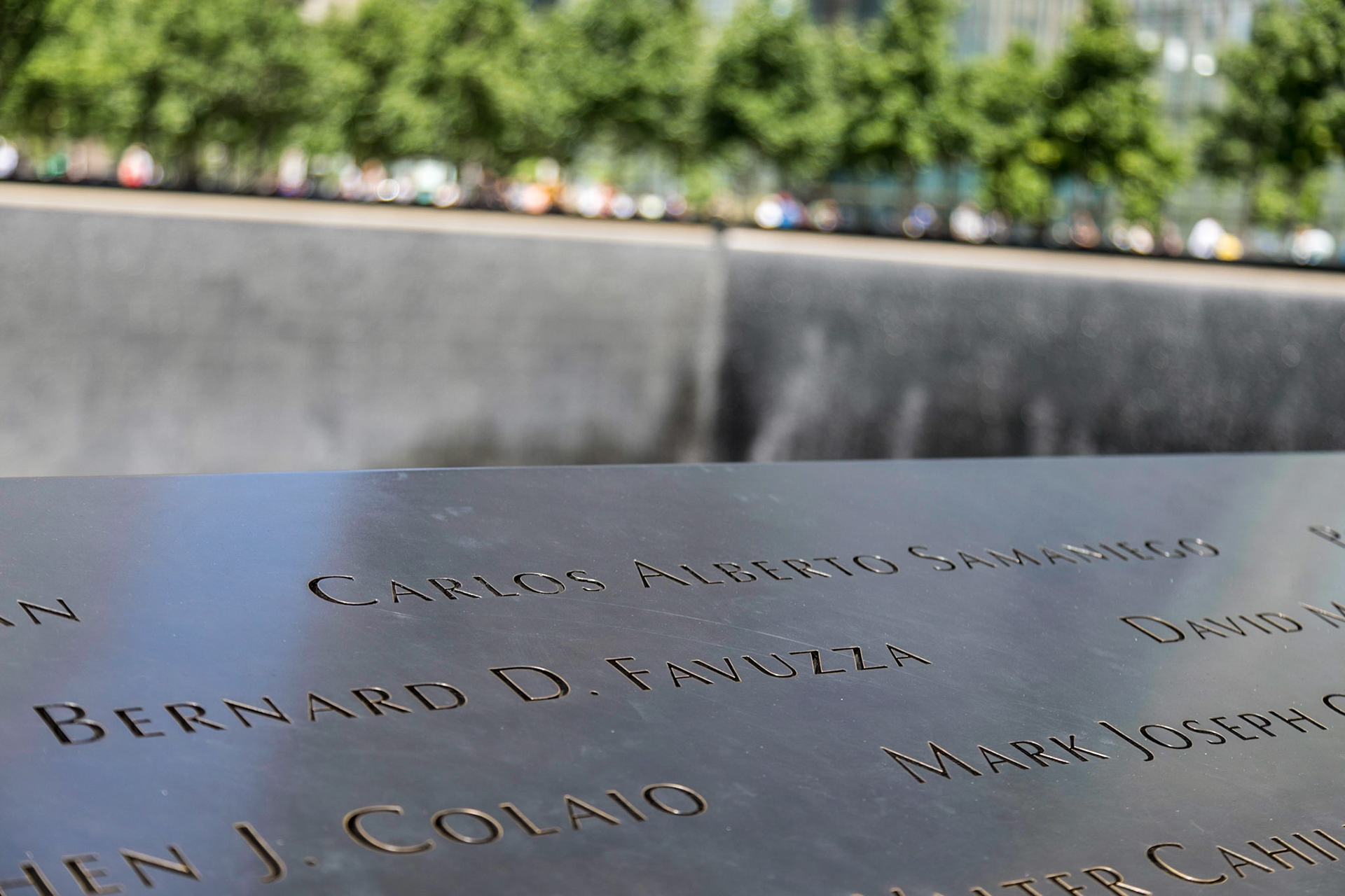 9/11 Memorial, North Pool - Freedom Tower, New York, New York City, World Trade Center