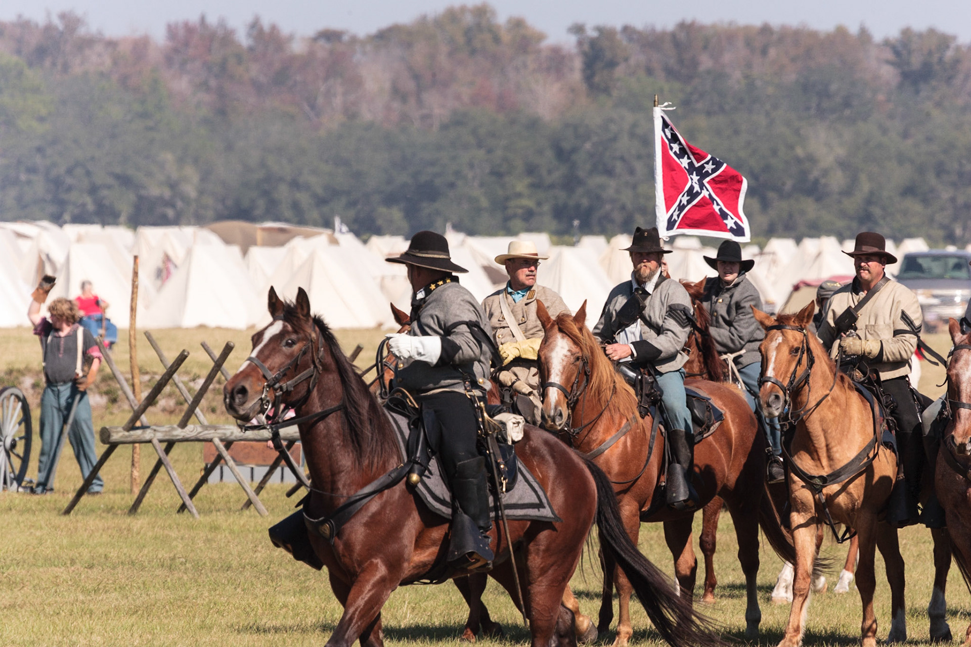 Civil War Reenactment of the Battle of Horse Landing - Rodeheavers Boys Ranch, Palatka, FL