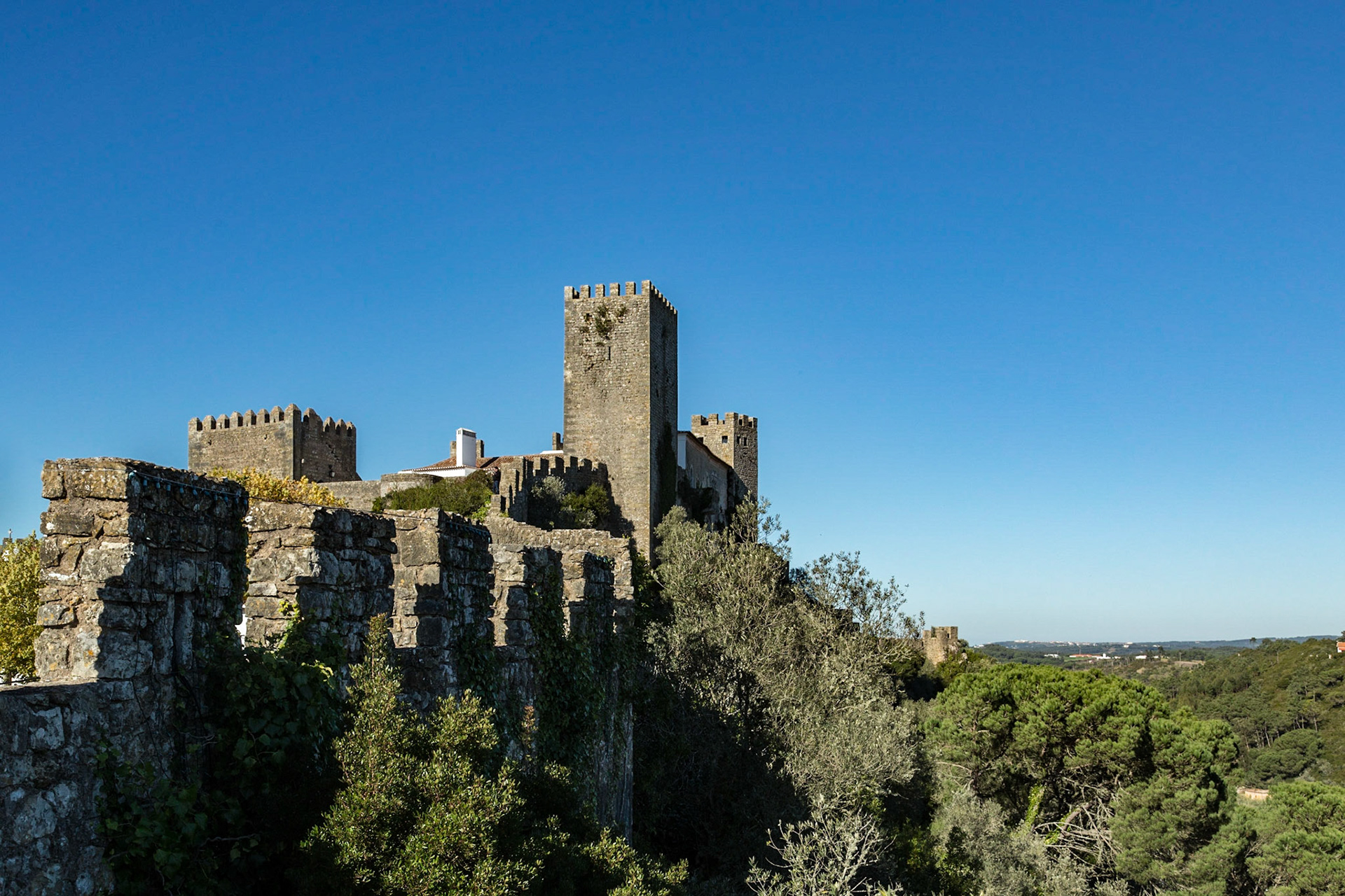 Medieval walled city of Obidos - Lisbon, Portugal