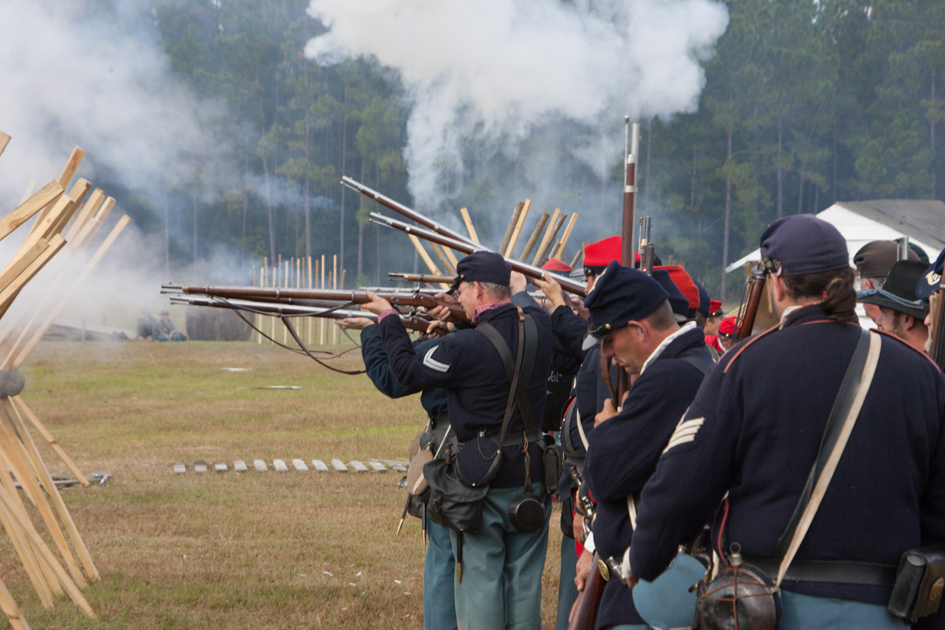 Civil War Re-enactment of Battle of Horse Landing - Rodeheaver's Boys Ranch, Palatka, FL